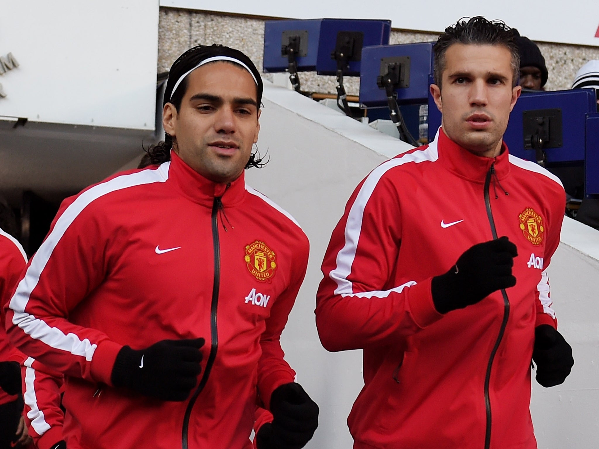 Radamel Falcao and Robin van Persie