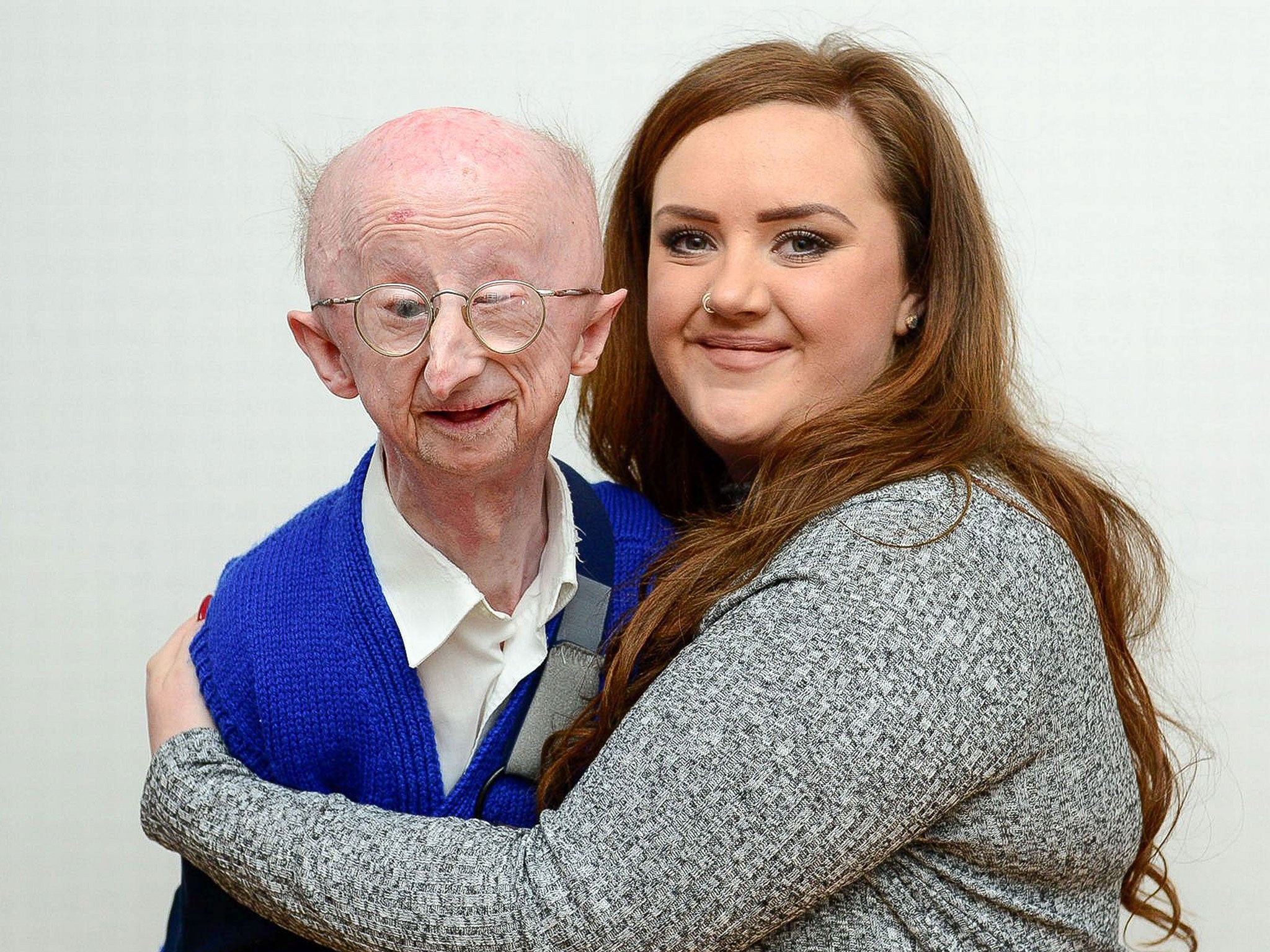 Fundraiser Katie Cutler meets Alan Barnes