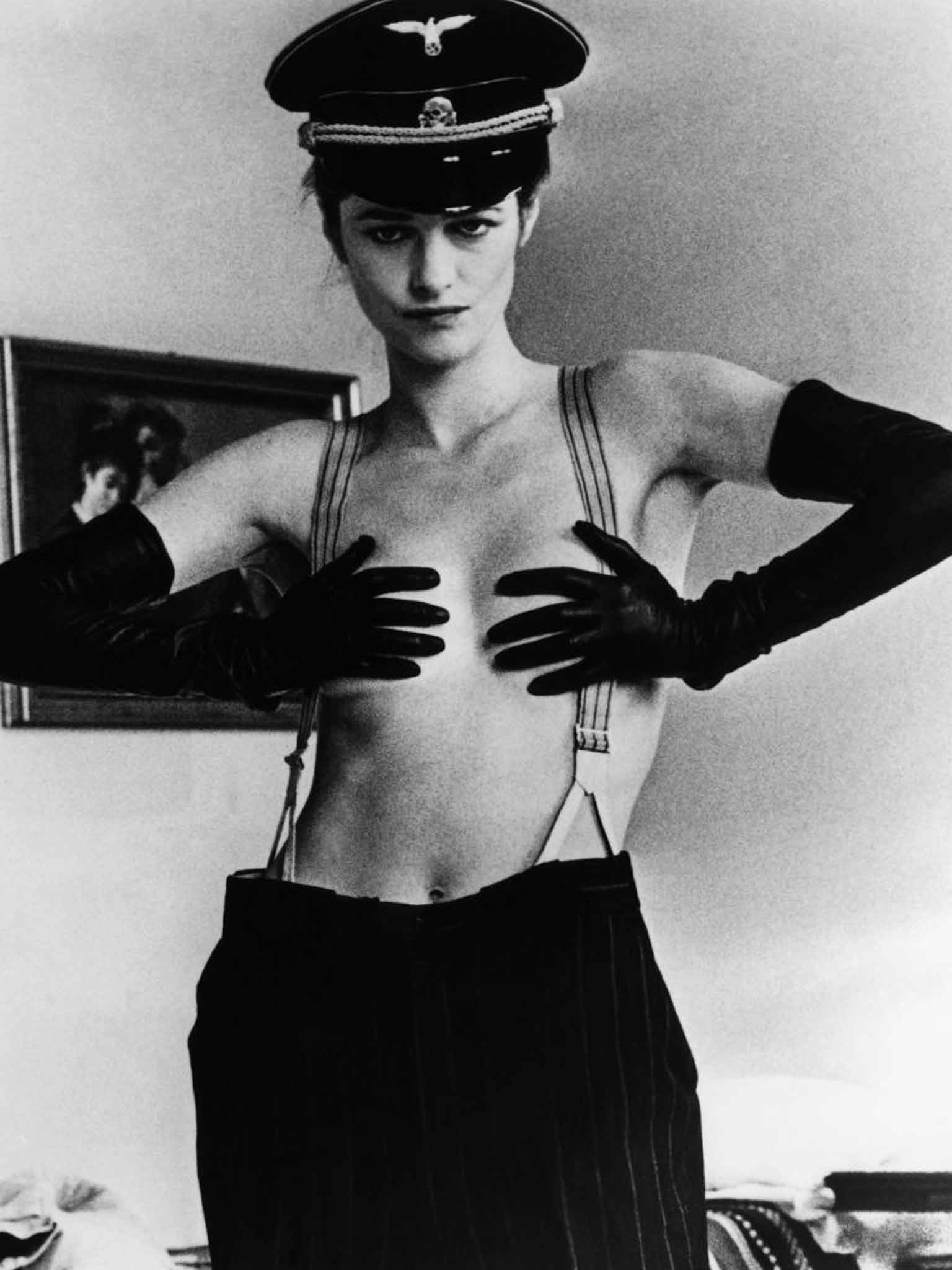 Broadchurch actress Charlotte Rampling in Liliana Cavani's 'The Night Porter' from 1974, in which she has sex with a former Nazi