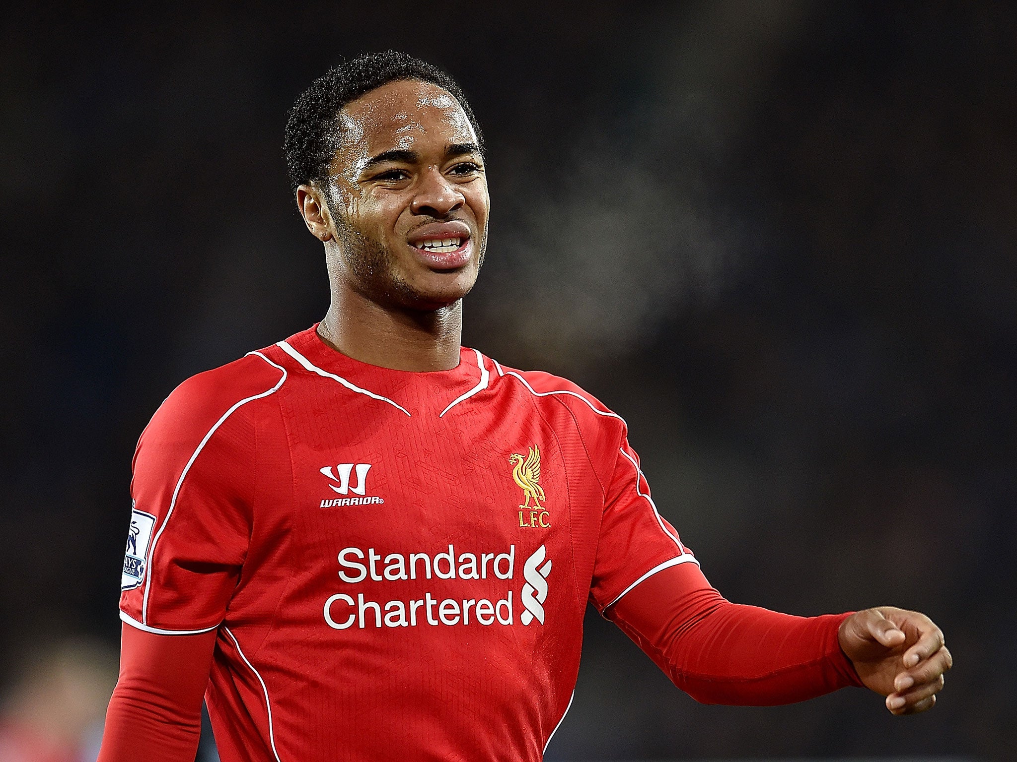 Raheem Sterling will miss tonight's game against Crystal Palace