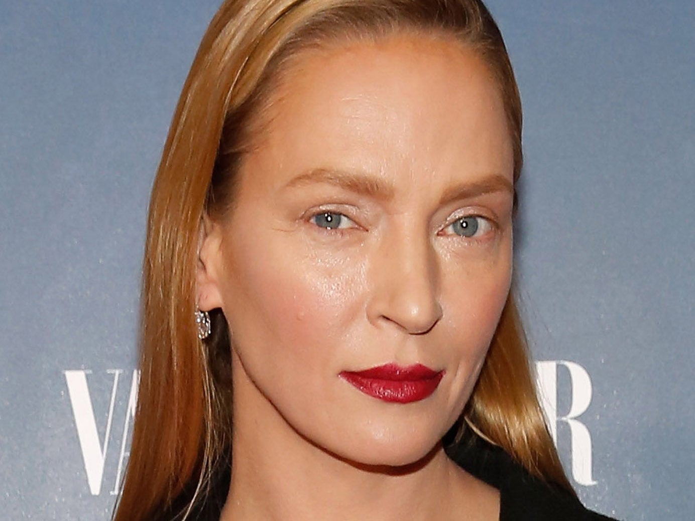 Uma Thurman in New York on Monday 9 February