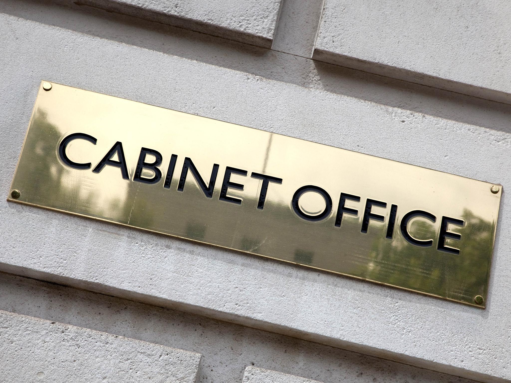 Six per cent of the Cabinet Office's workforce consists of employees from BAME backgrounds