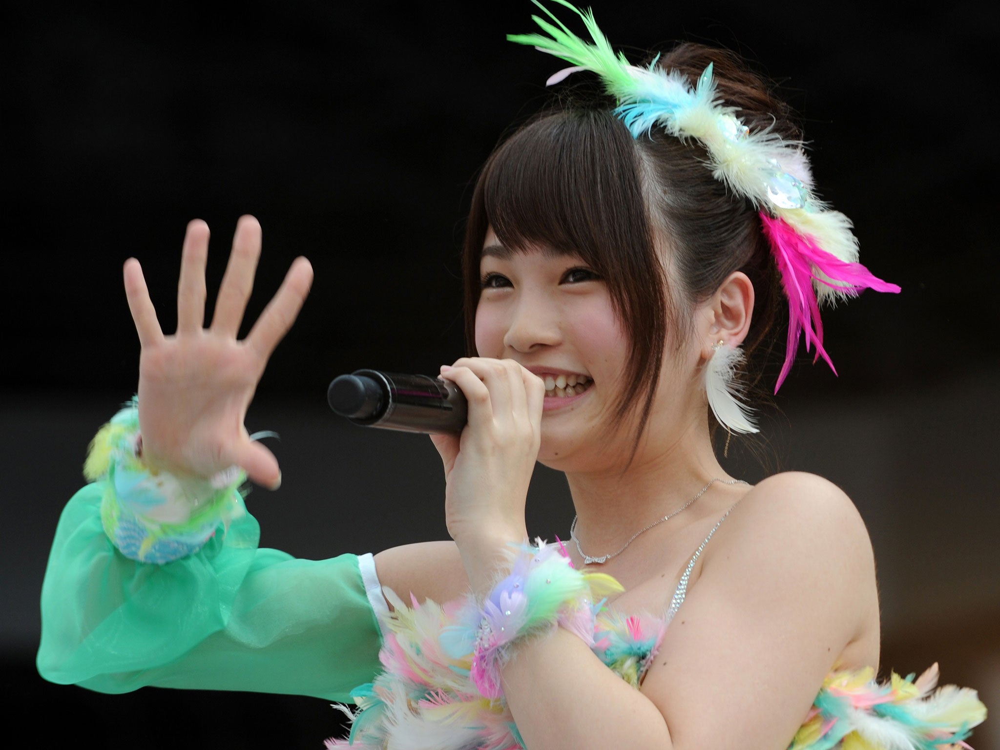 AKB48 member Rina Kawaei, who Umeta attacked (Getty Images)