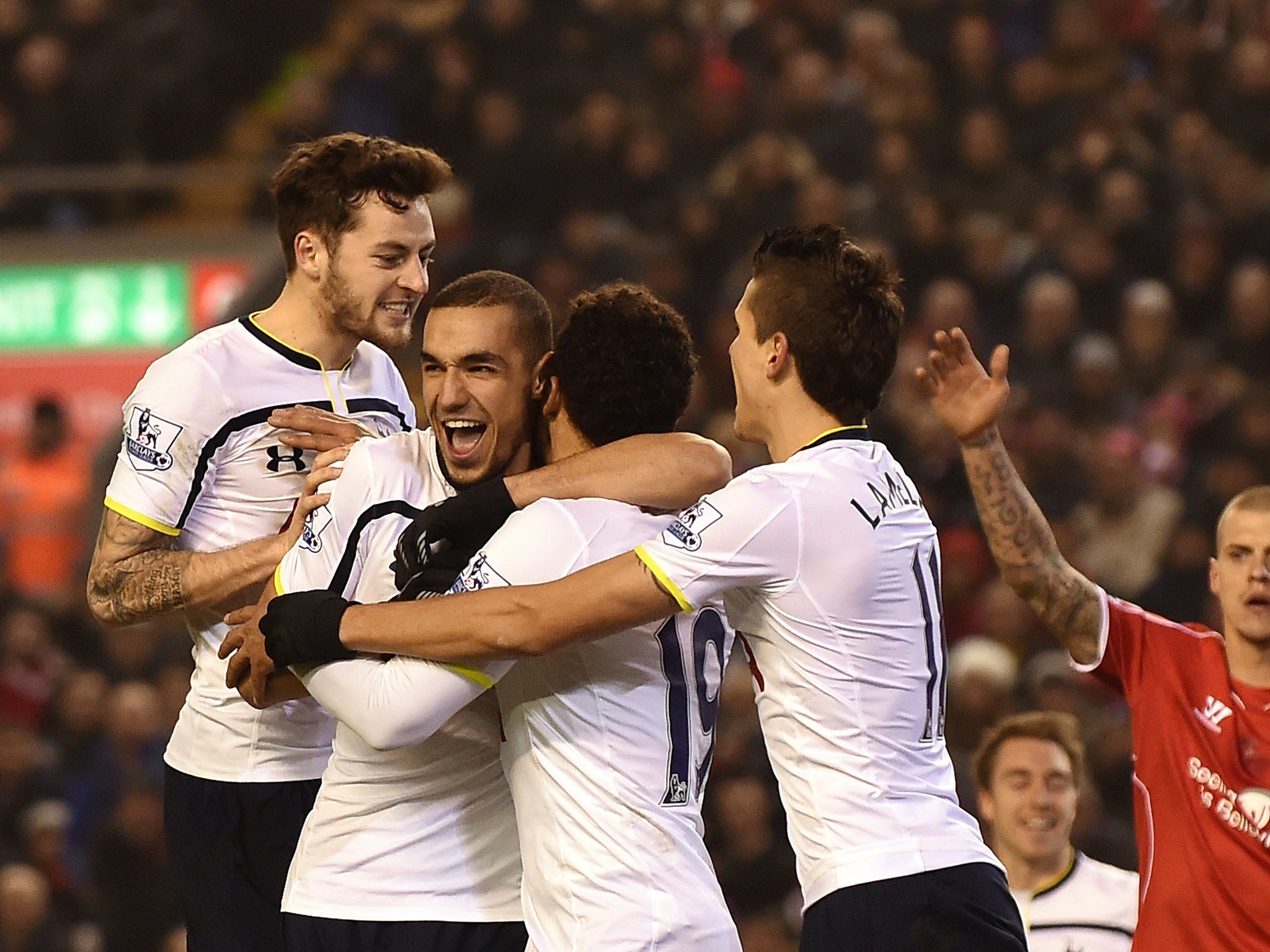 Mousa Dembele bundled home a second Spurs equaliser