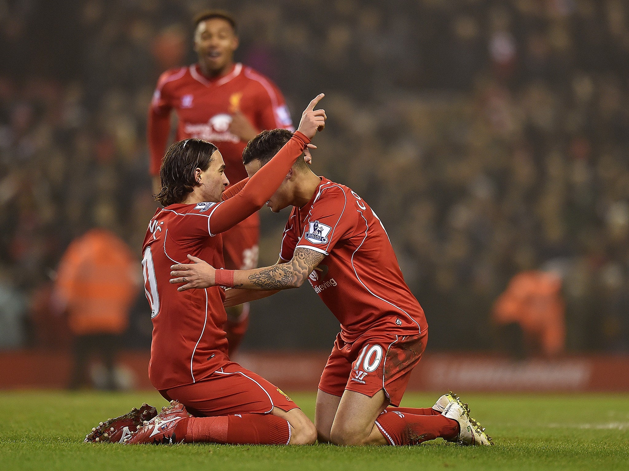 Lazar Markovic opened the scoring in the first half