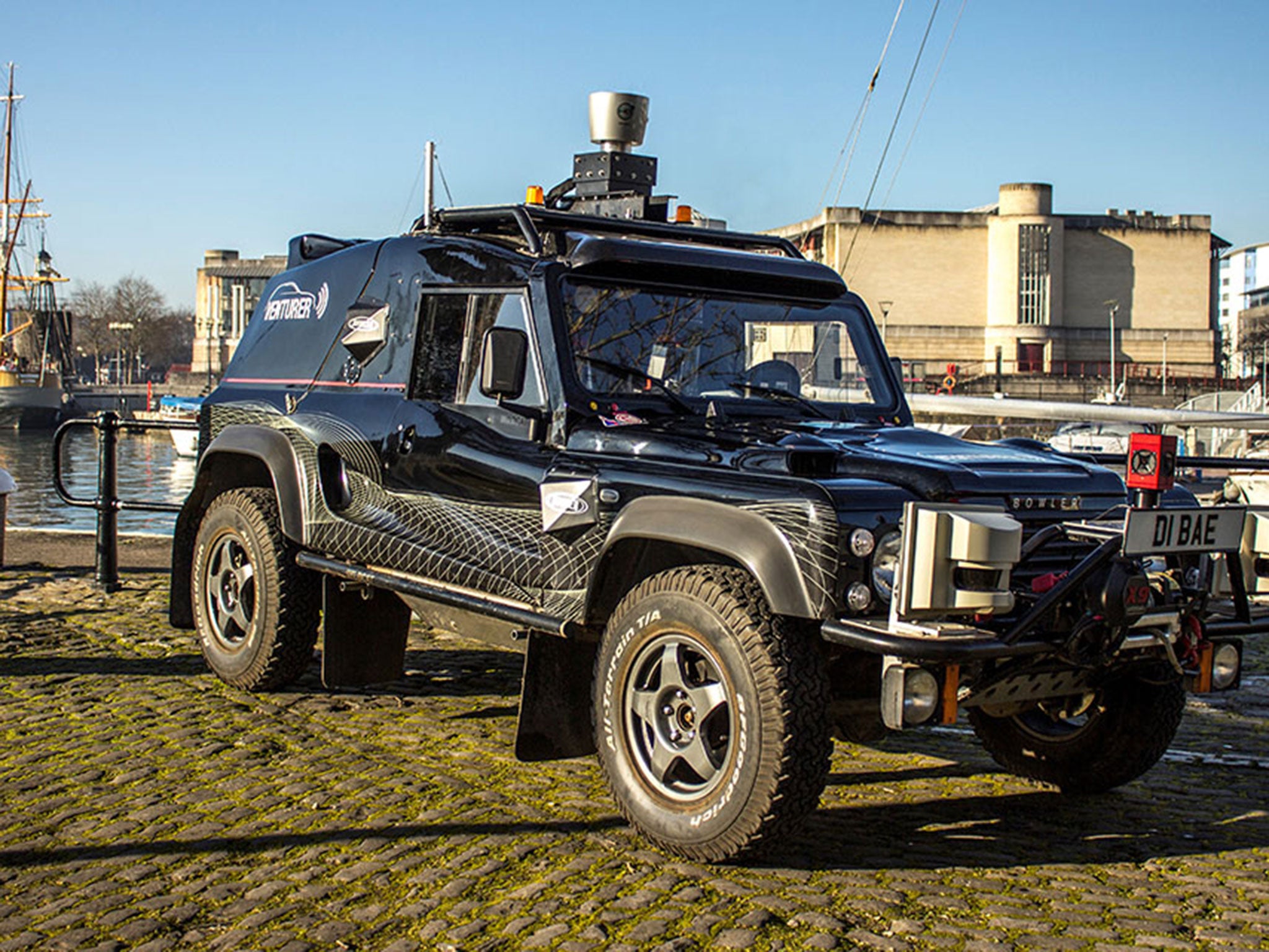 BAE's 'Wildcat', a driverless military 4x4, is being tested in Bristol