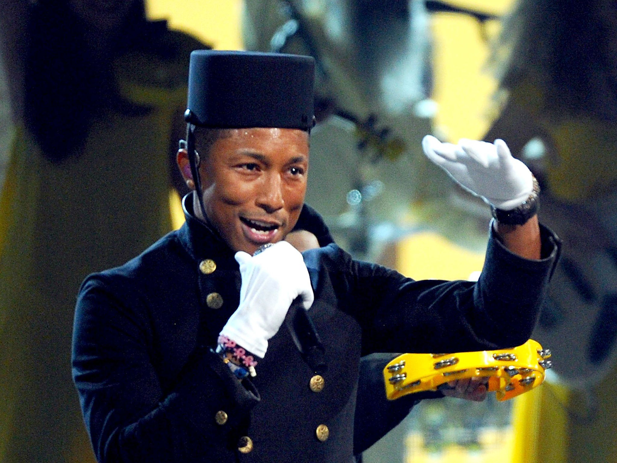 Pharrell Williams was the only ethnic minority winner at this year's 'white wash' Brit Awards