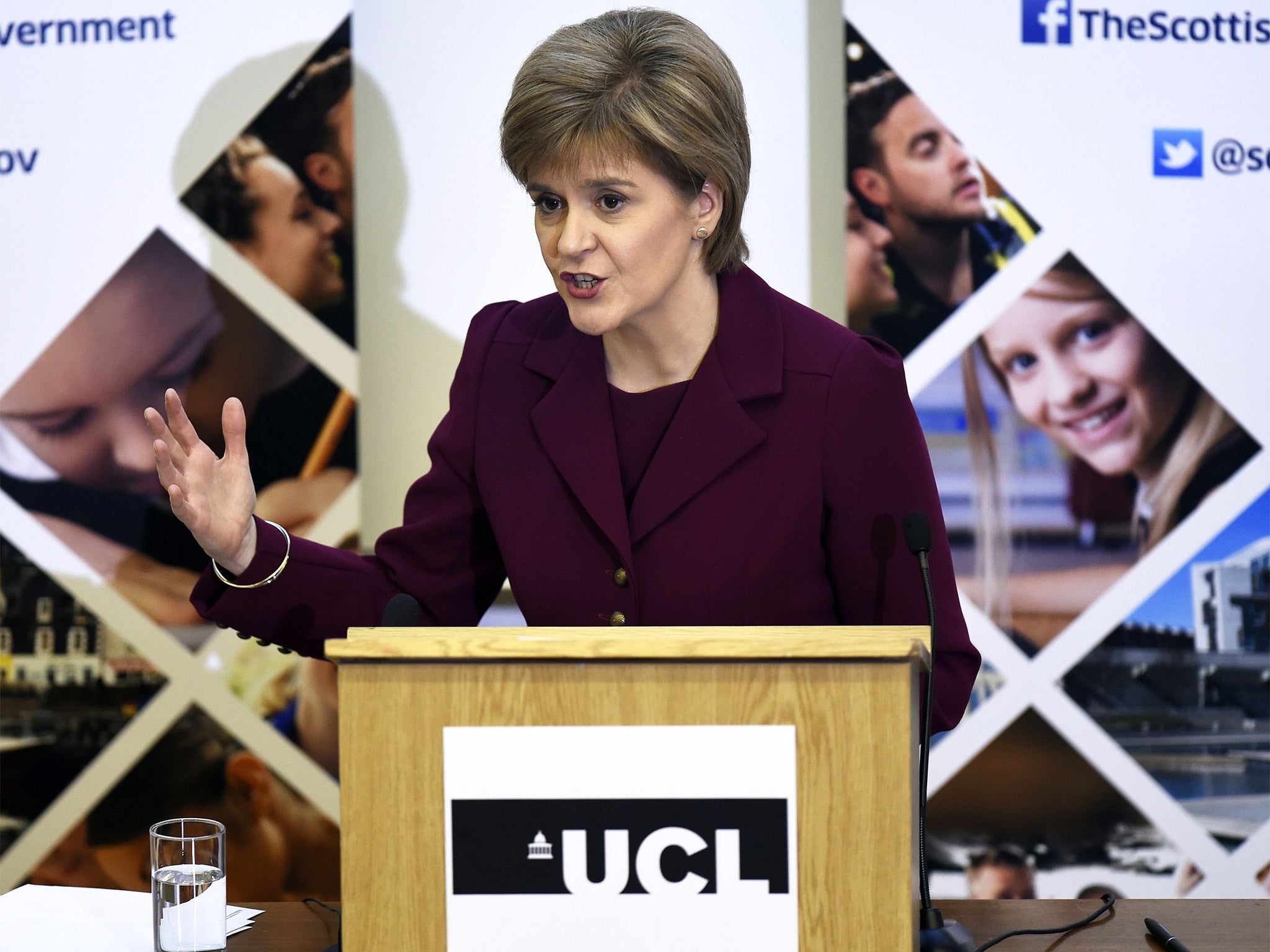 Nicola Sturgeon said she wants to build a “progressive alliance”