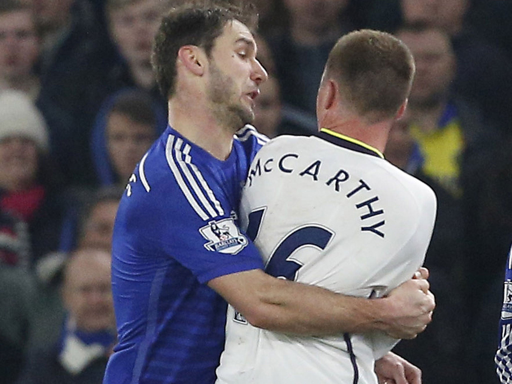 Branislav Ivanovic clashed with James McCarthy