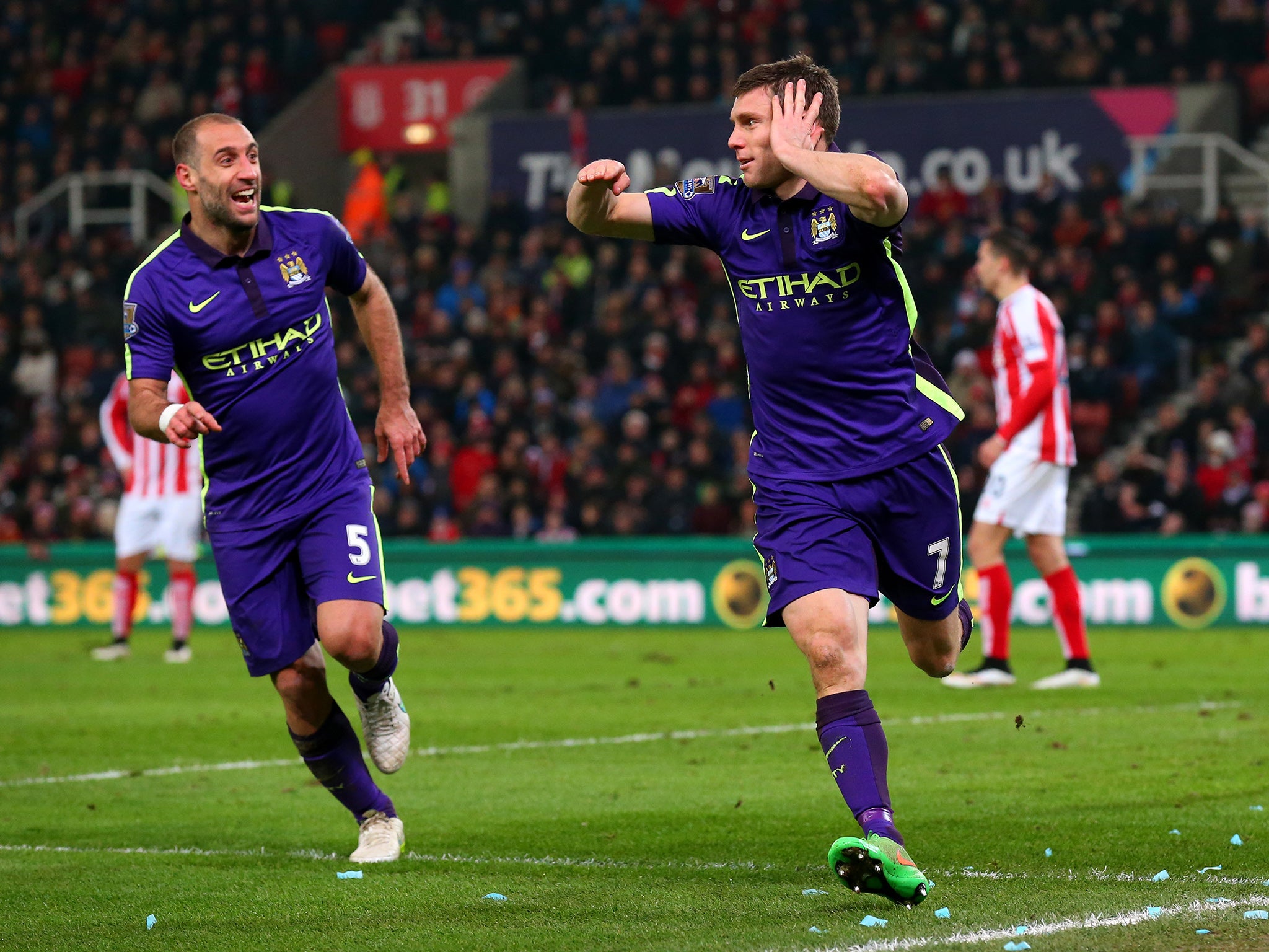 James Milner fired in his second in two games to put City into the lead