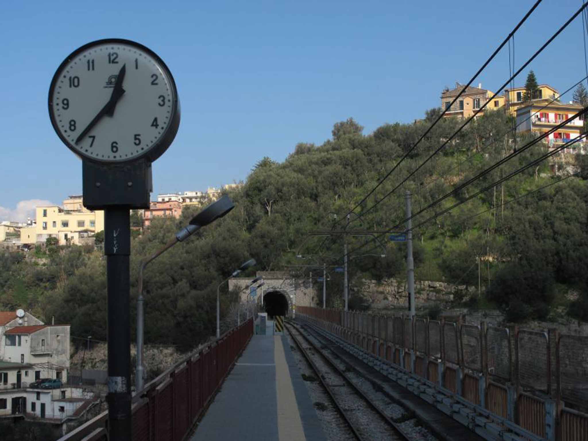 Place to pause: linger at Seiano station in Italy