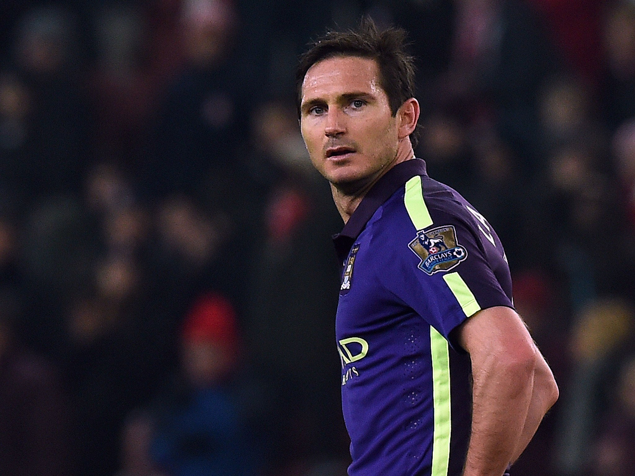 Manchester City midfielder Frank Lampard