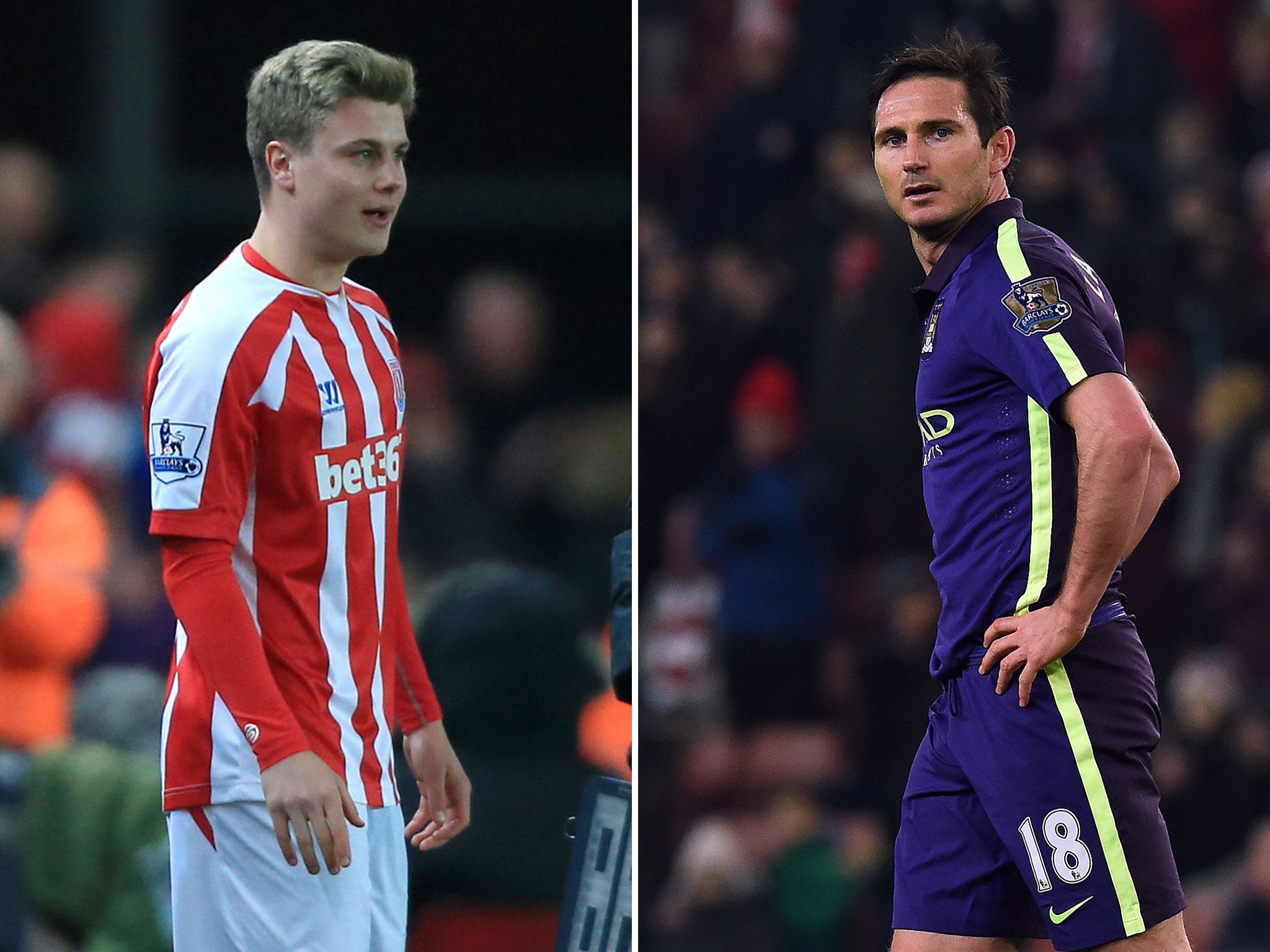 Oliver Shenton and Frank Lampard