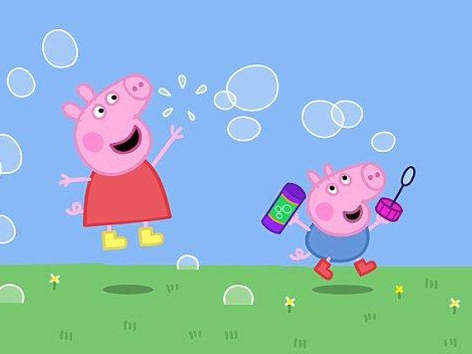 Thank me for ‘Molly’s Game’! Peppa Pig and brother George