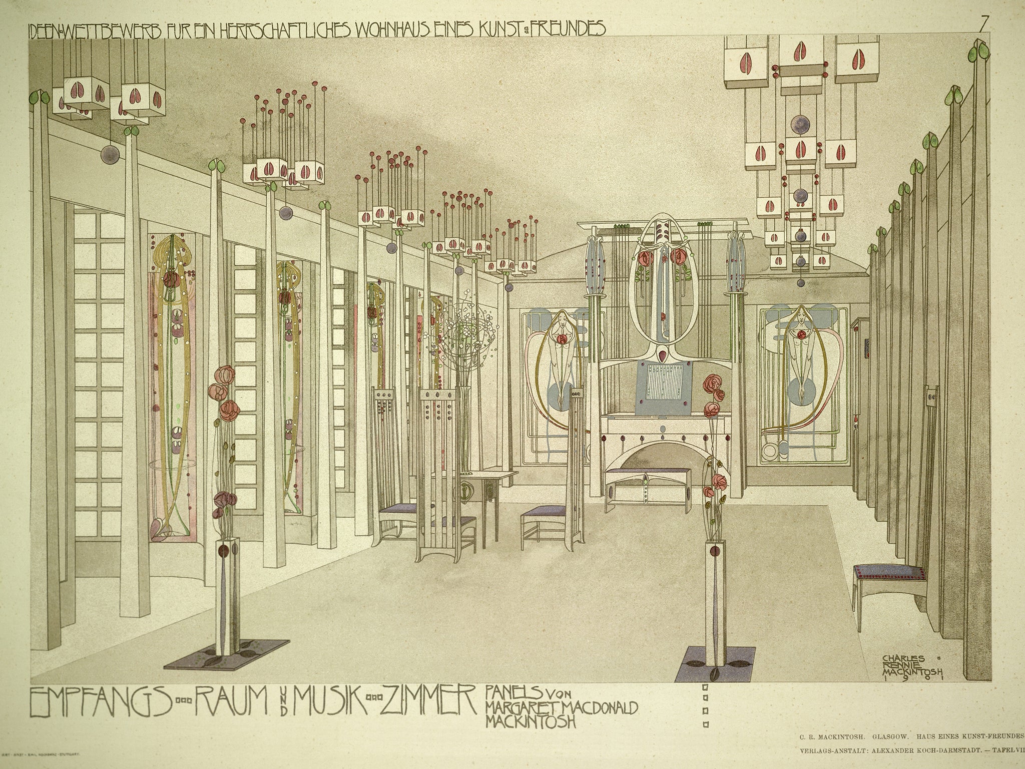 Design for a house for an art lover, 1901 ((c) RIBA Library)