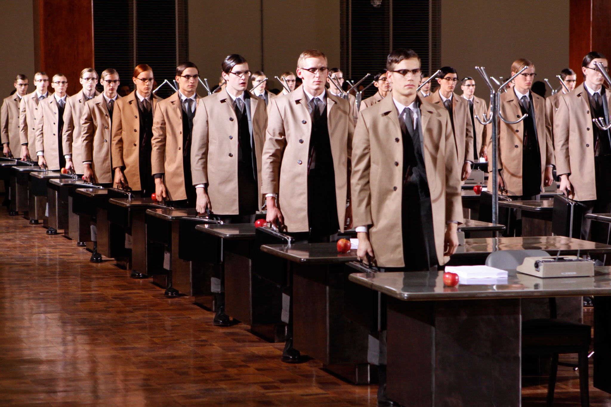 Suits you: The designer's autumn/winter 2009 collection