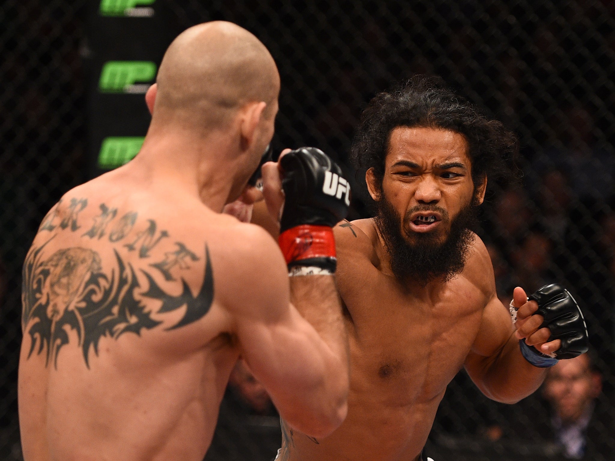 Benson Henderson in action