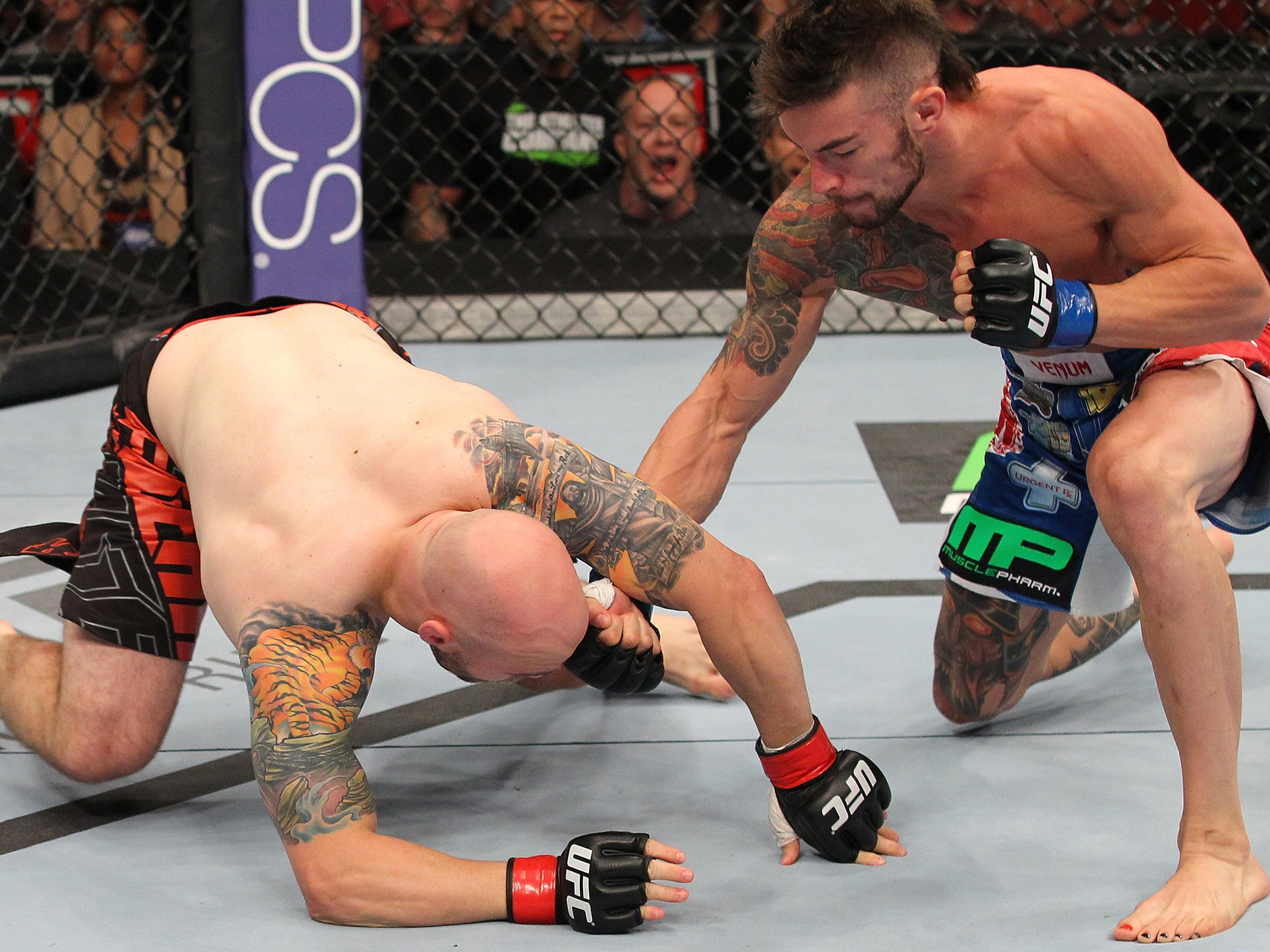 Brandon Thatch in action (Ed Mulholland/Zuffa)