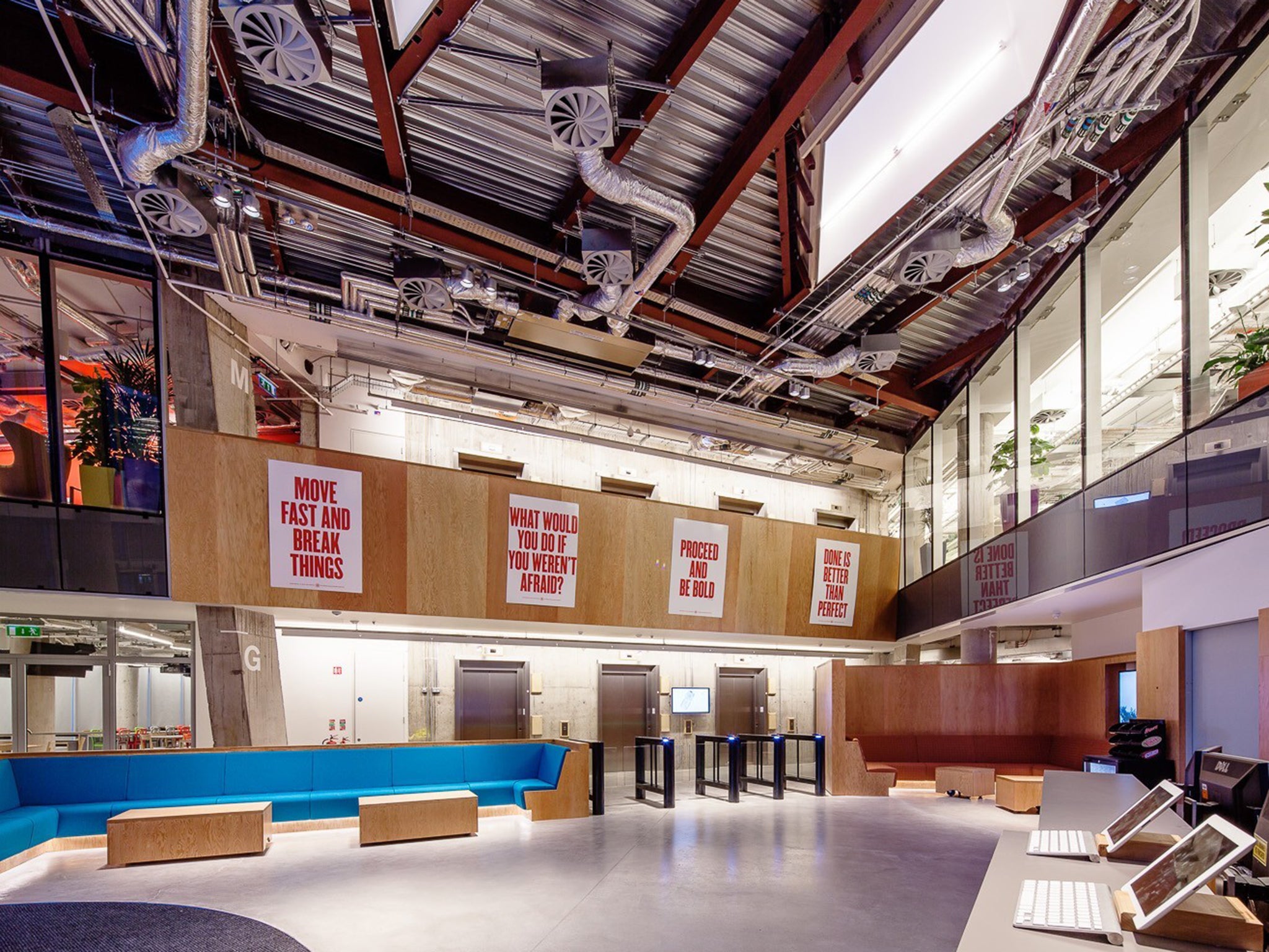 The offices of Facebook in Dublin, where the community operations teams is based