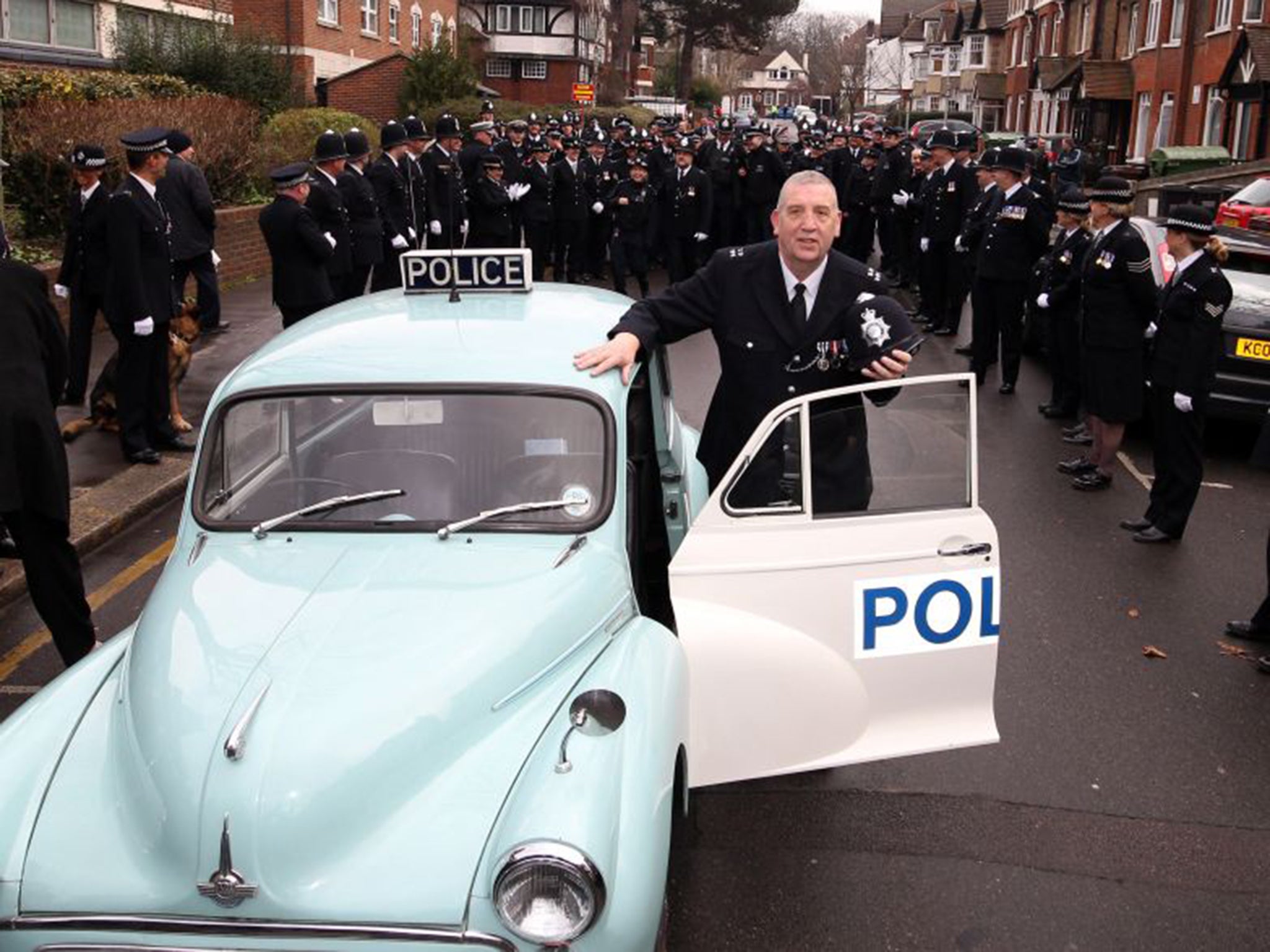 PC Robert Brown, longest serving policeman