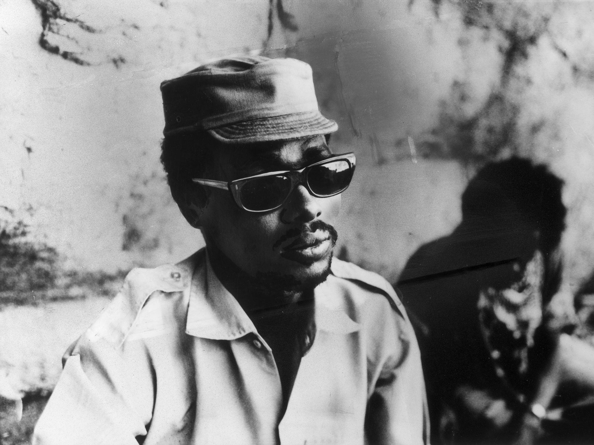 Hissène Habré as the leader of Chadian rebels in 1975.