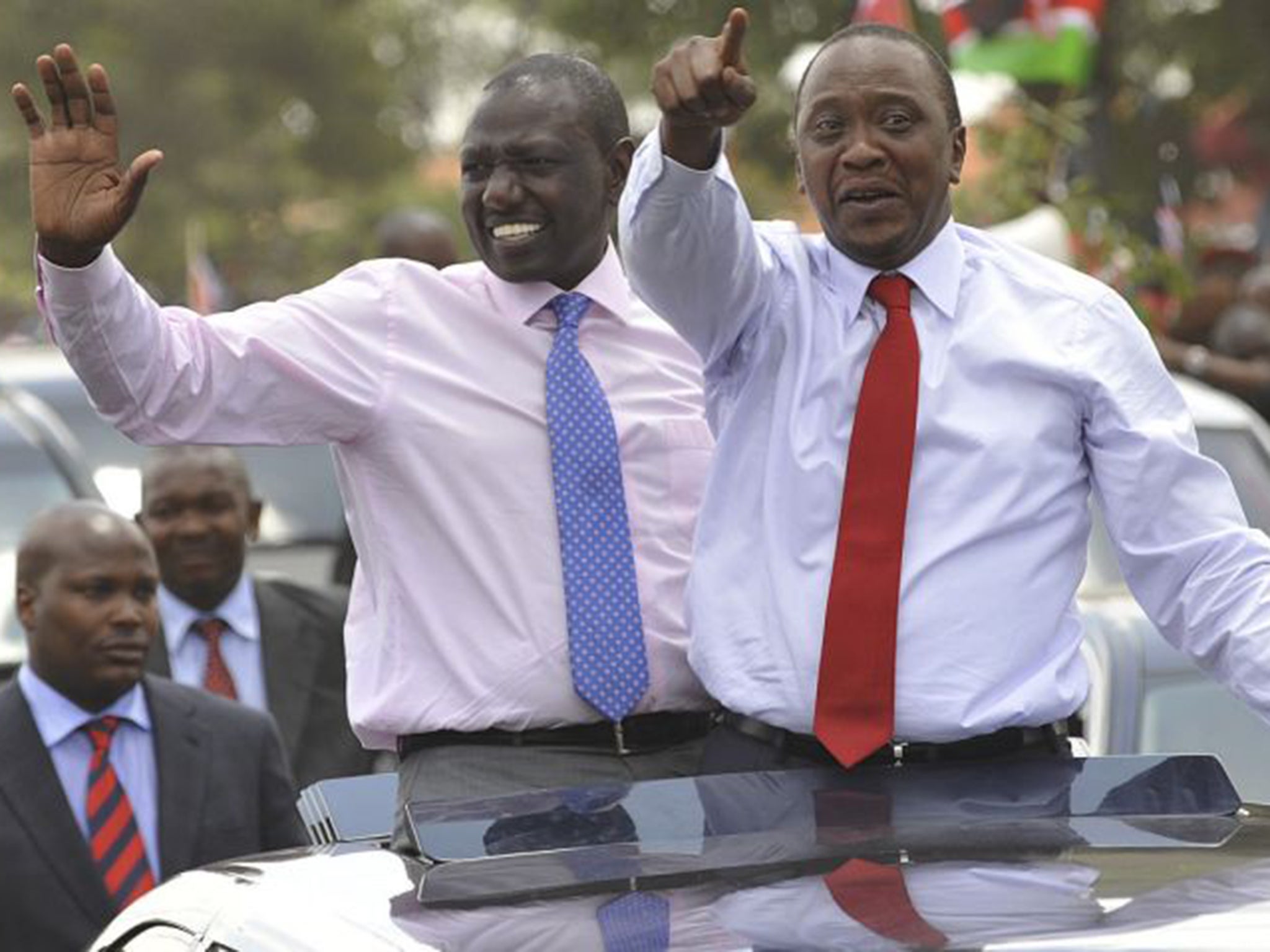 Vice-President William Ruto and President Uhuru Kenyatta