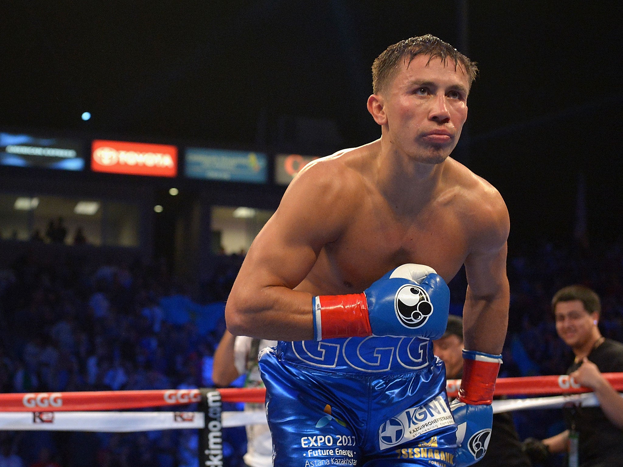 Middleweight world champion Gennady Golovkin