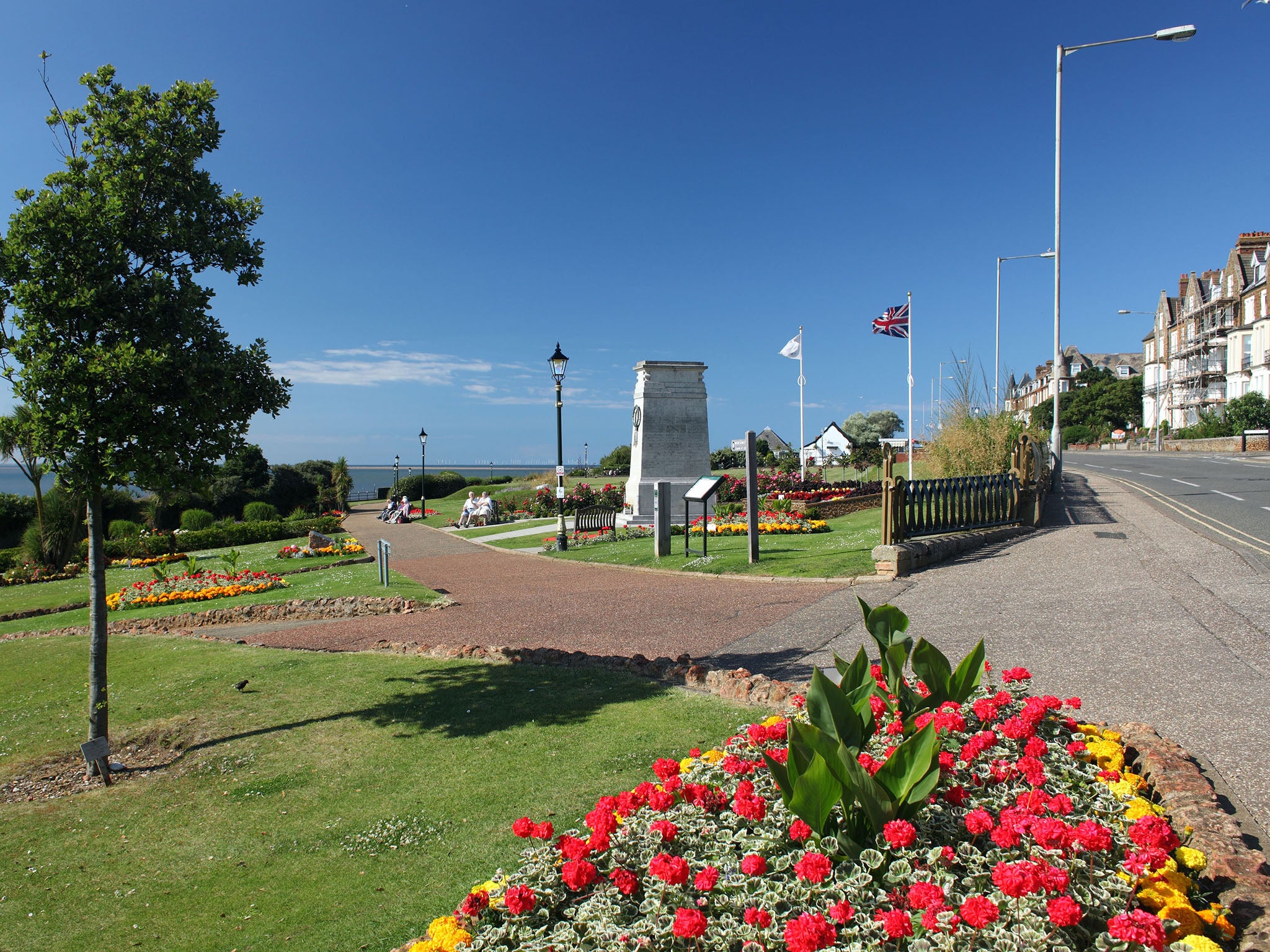 The seafront at Hunstanton