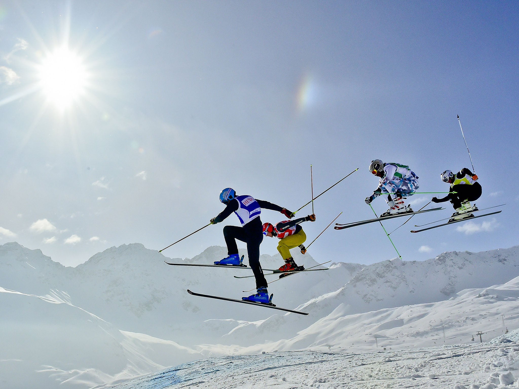 Jump for joy: Switzerland has plenty of snow