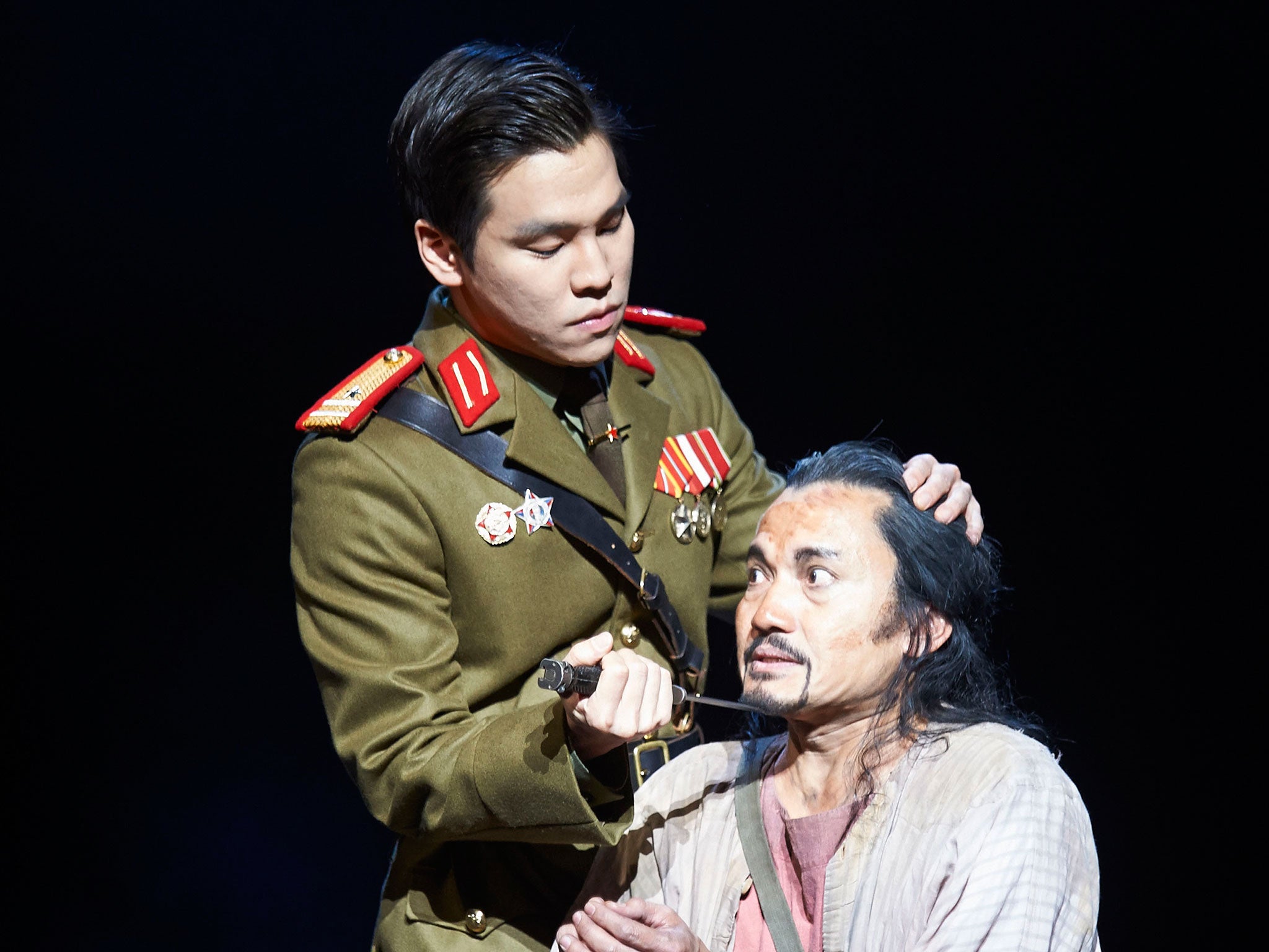 Jon Jon Briones as The Engineer in 'Miss Saigon'