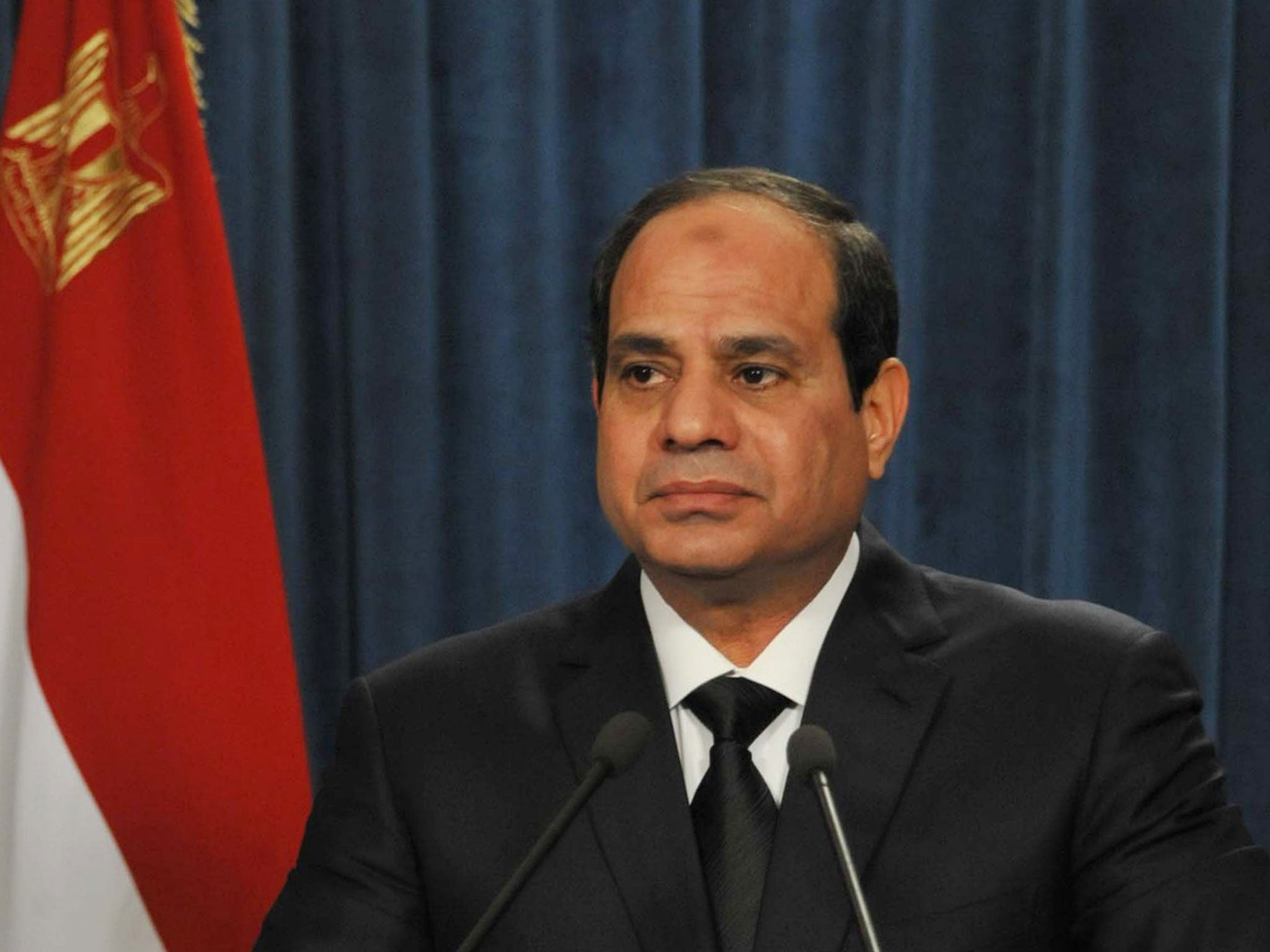 President Abdel-Fattah el-Sissi vowed vengeance hours after the video was released