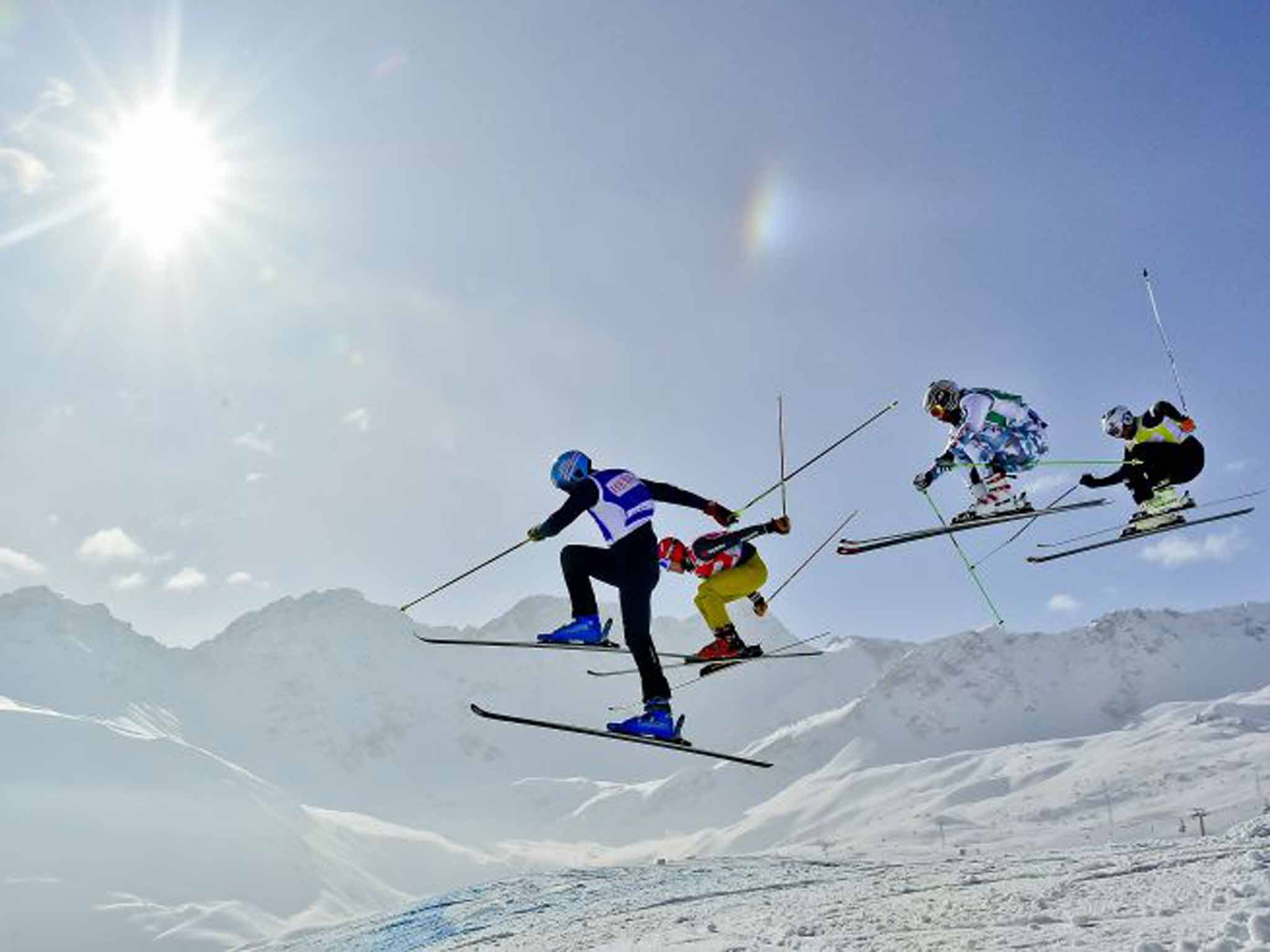 Jump for joy: Switzerland has plenty of snow