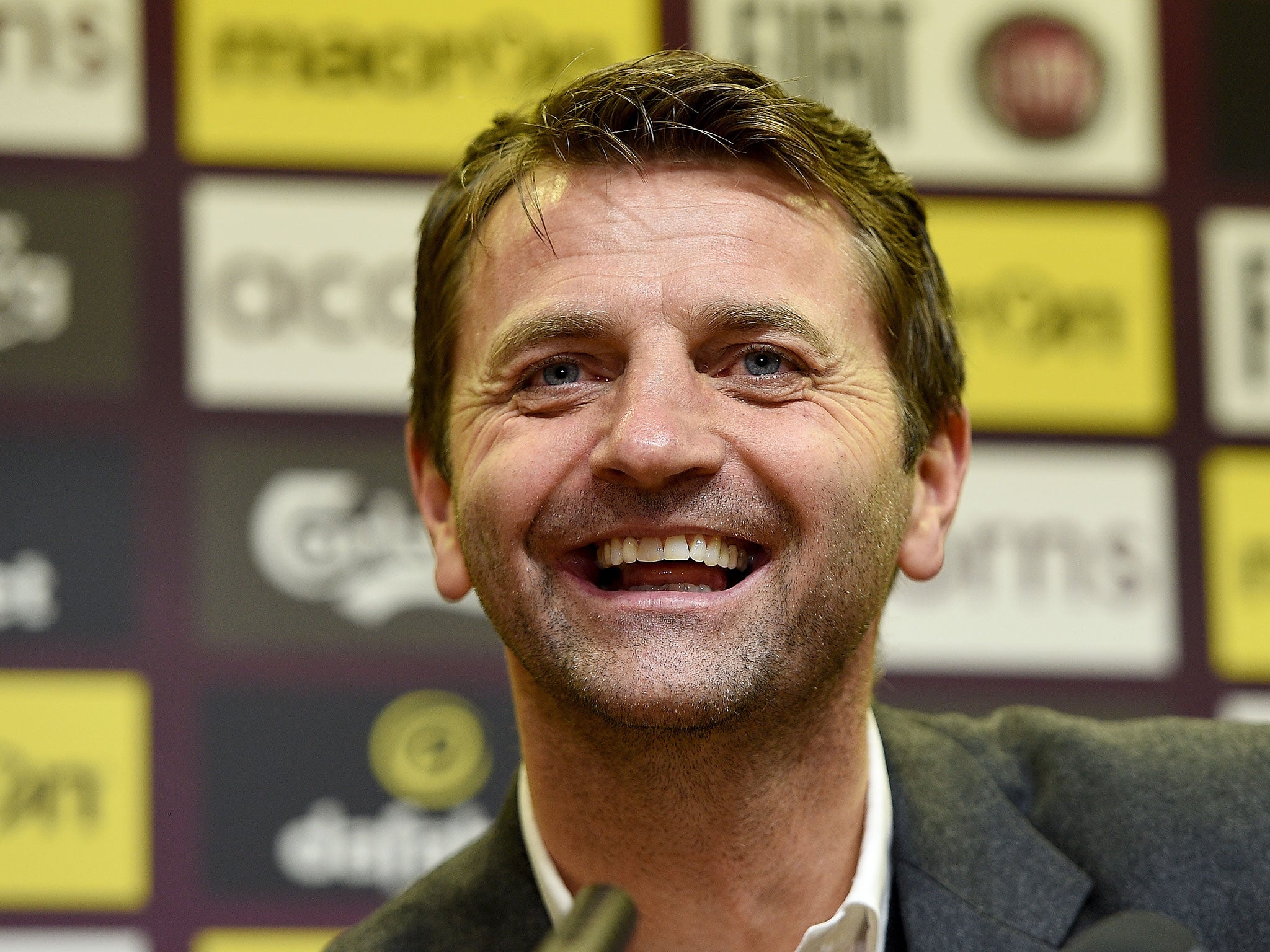 Sherwood appeared to be in good spirits as he faced the media on Monday