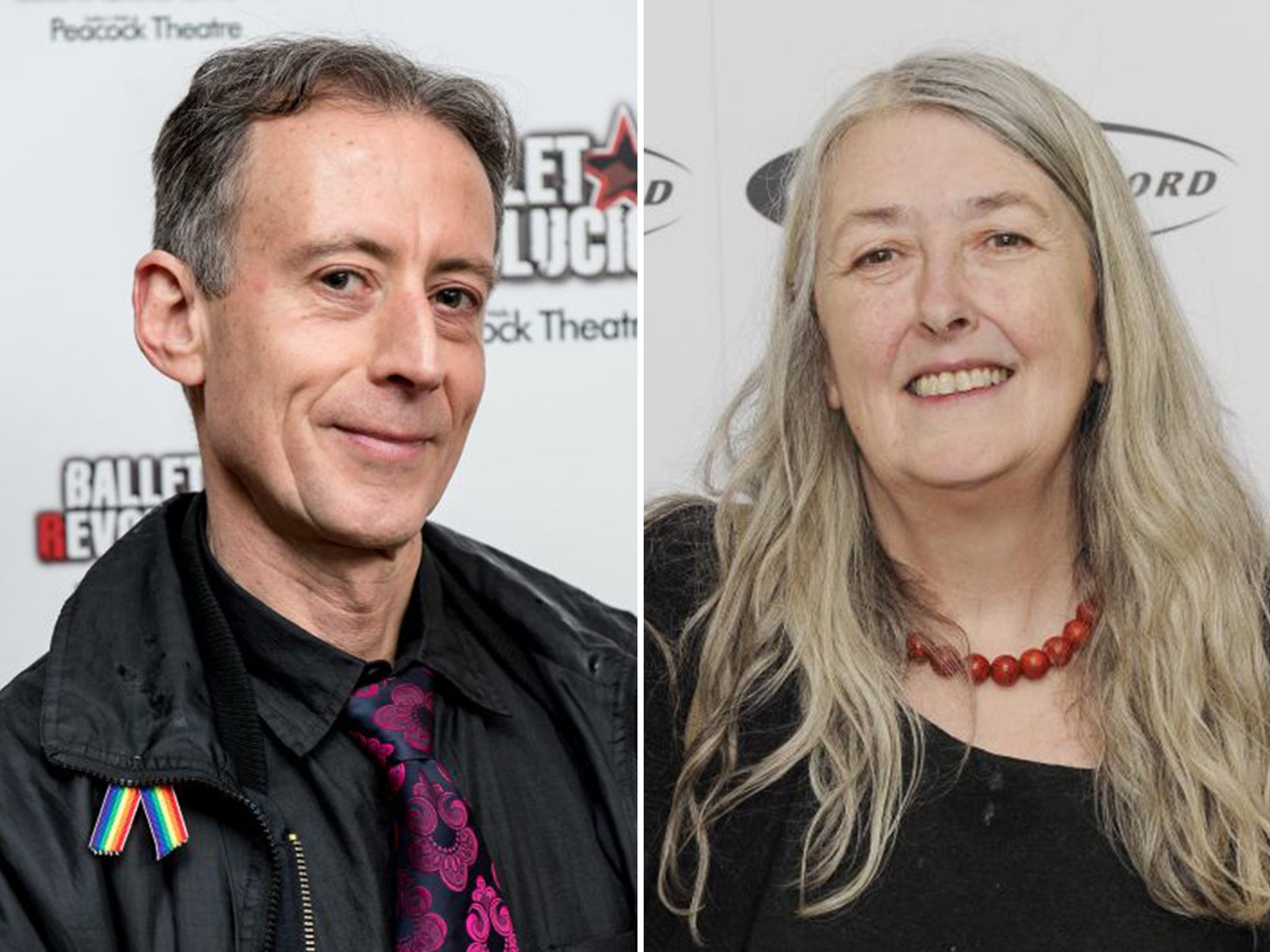 Classics professor Mary Beard, right, said she had not ‘signed up to an attack on the trans community’