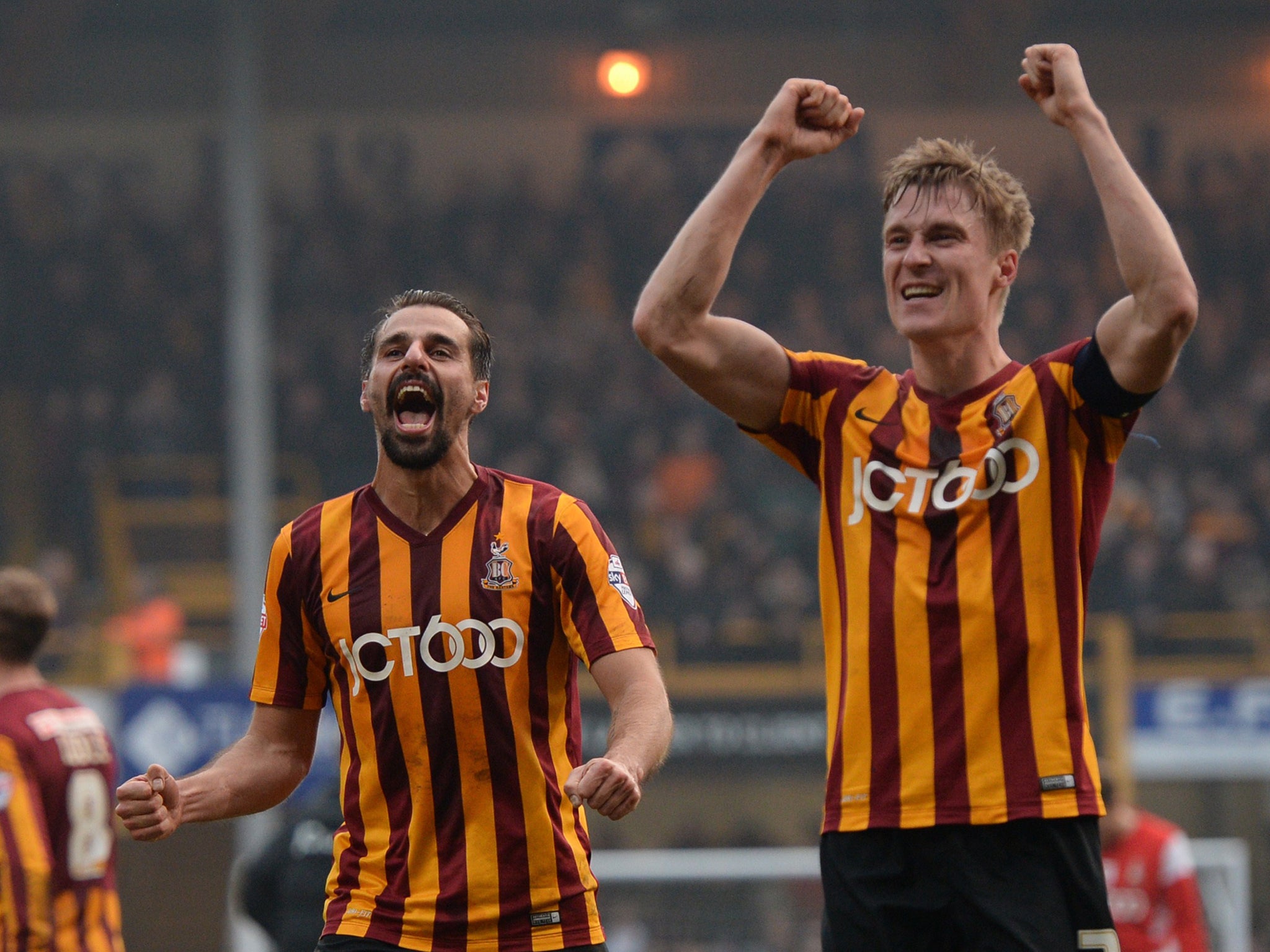 Bradford City's reward for defeating Sunderland is another home round tie, this time against Reading