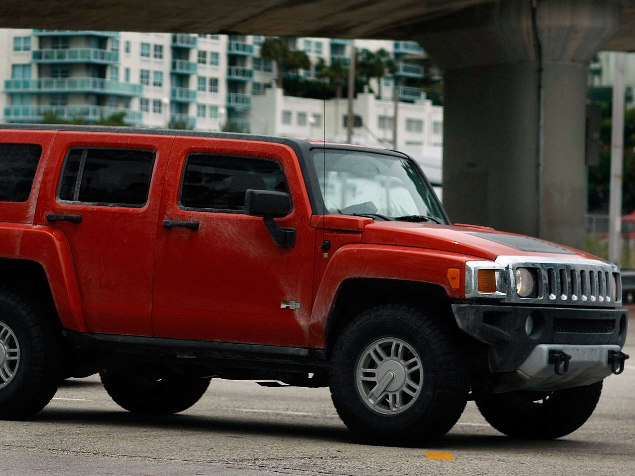 A Hummer car, pictured here in the US