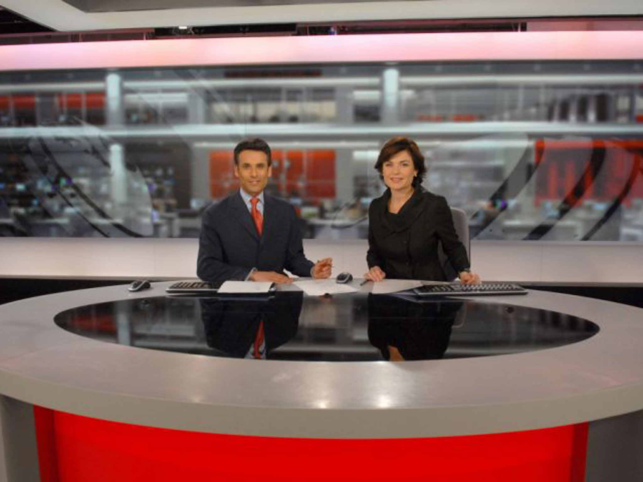 Michael Church says the BBC News, as presented by Matthew Amroliwala and Jane Hill, above, just doesn't do its job as well as the competition, especially Al Jazeera