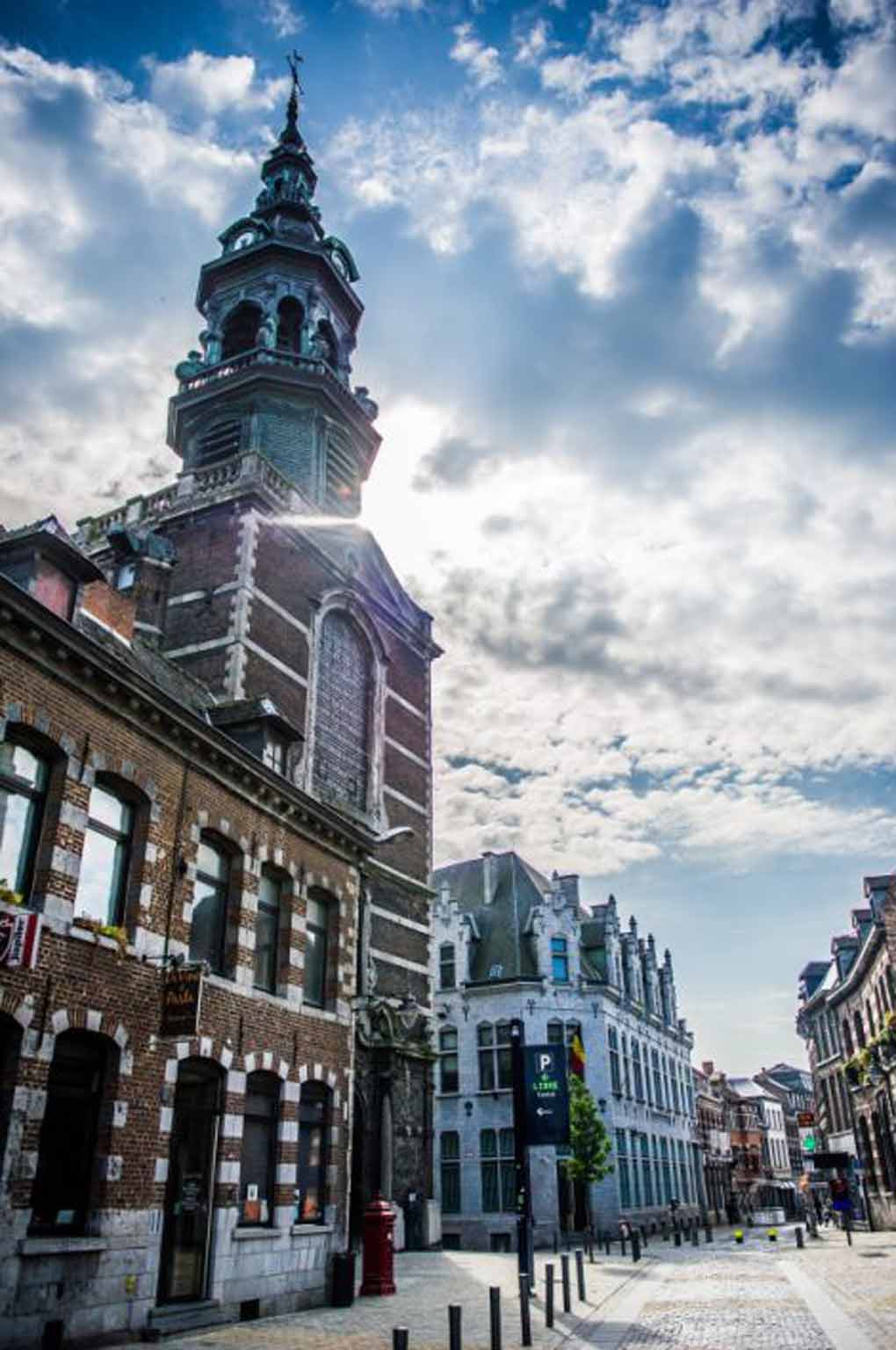 The Sainte-Elisabeth church in Mons