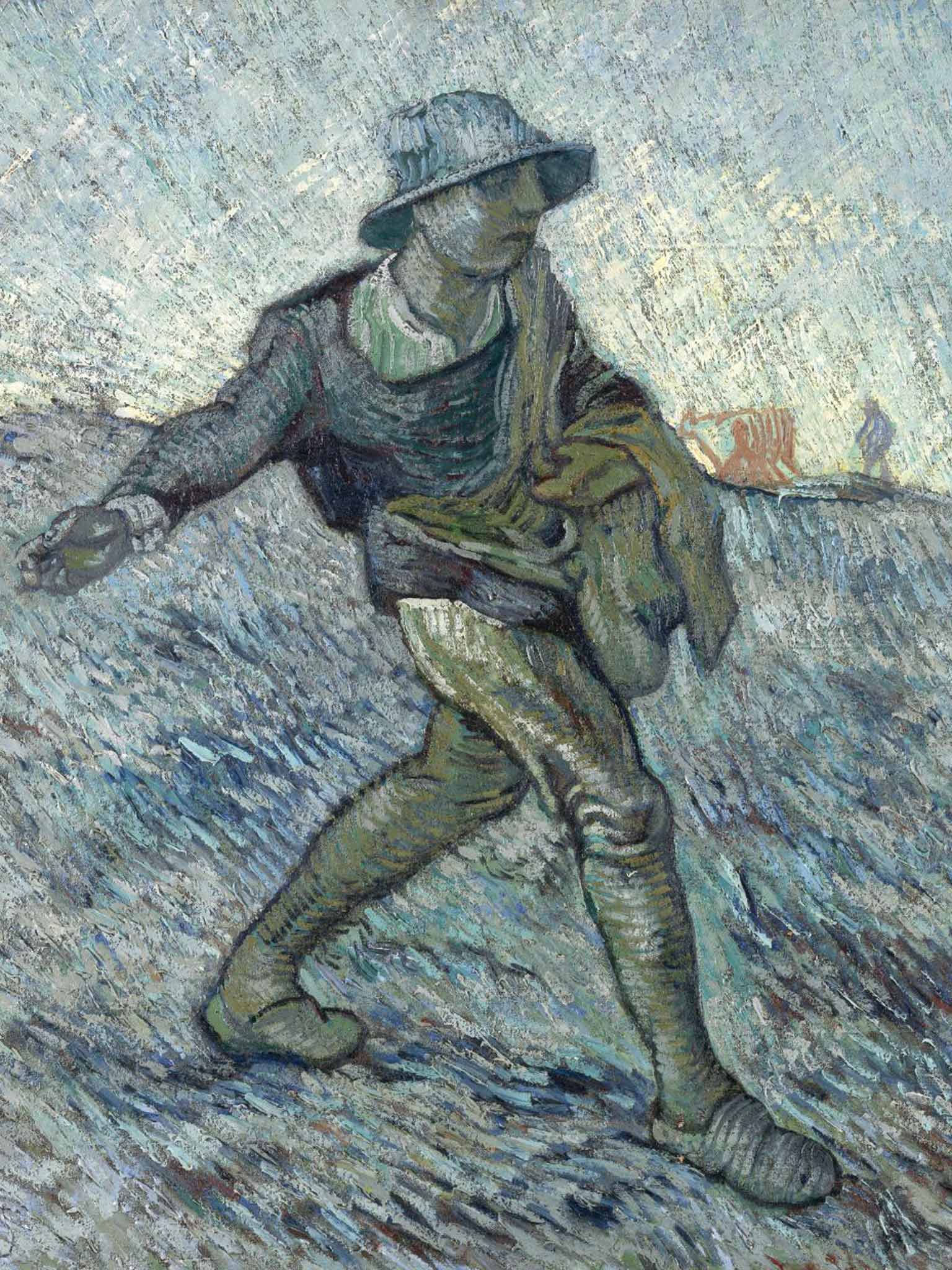 Van Gogh's 'The Sower', one of his many works featuring manual labourers