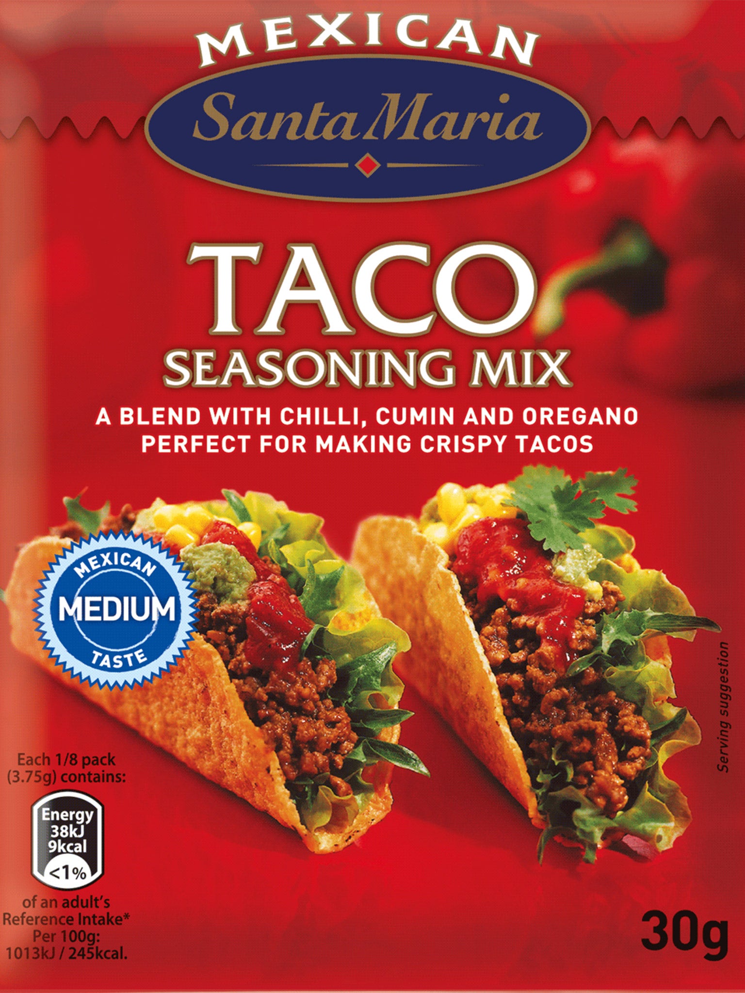 Santa Maria's Taco Seasoning Mix was among the products recalled in the UK