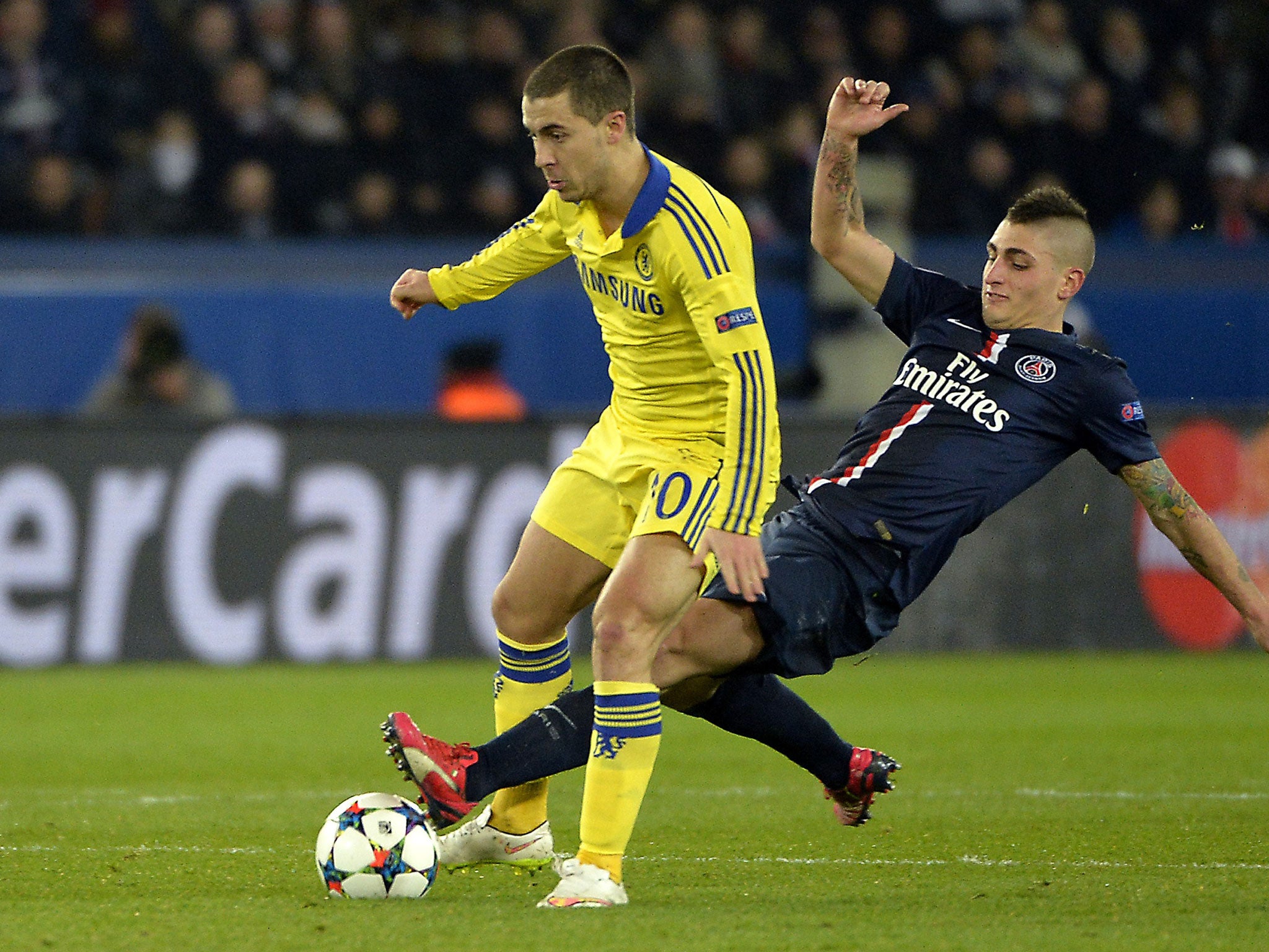 Tenacious midfielder Marco Verratti also returns