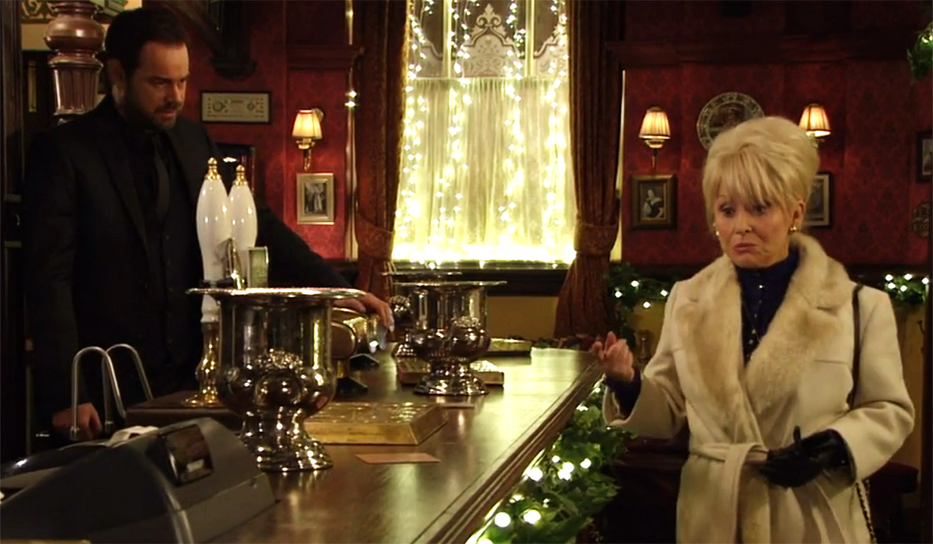 Barbara Windsor with Danny Dyer in EastEnders this week