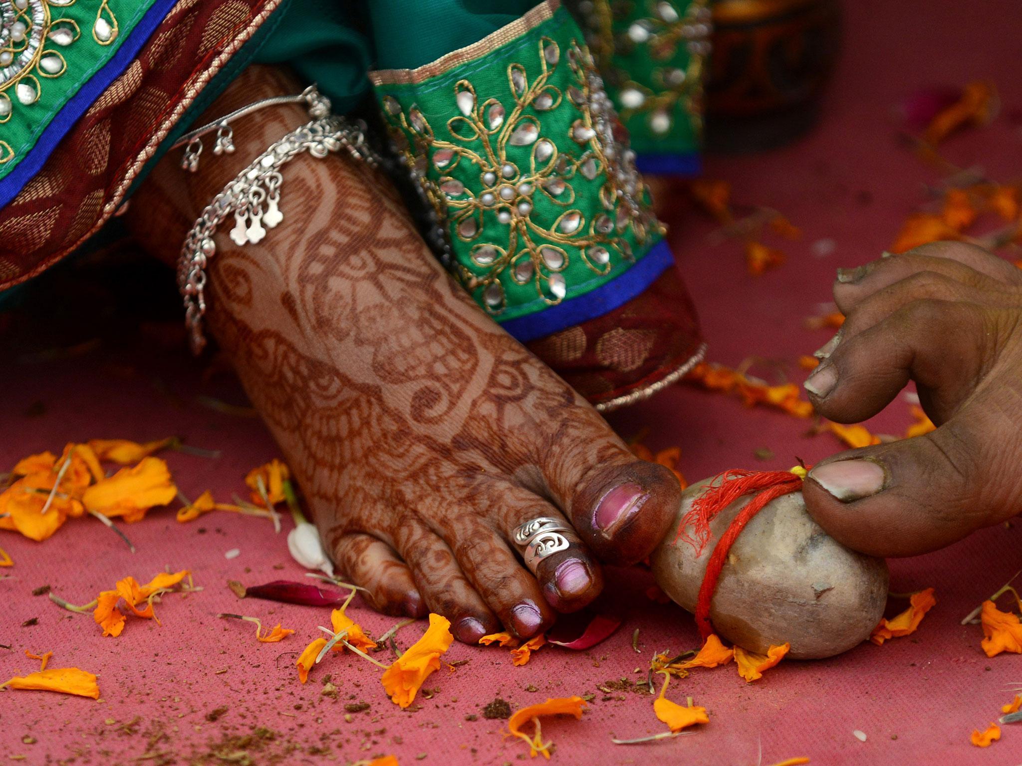 A Hindu wedding ceremony: there are online forums where gay people post looking for marriage-of-convenience partners