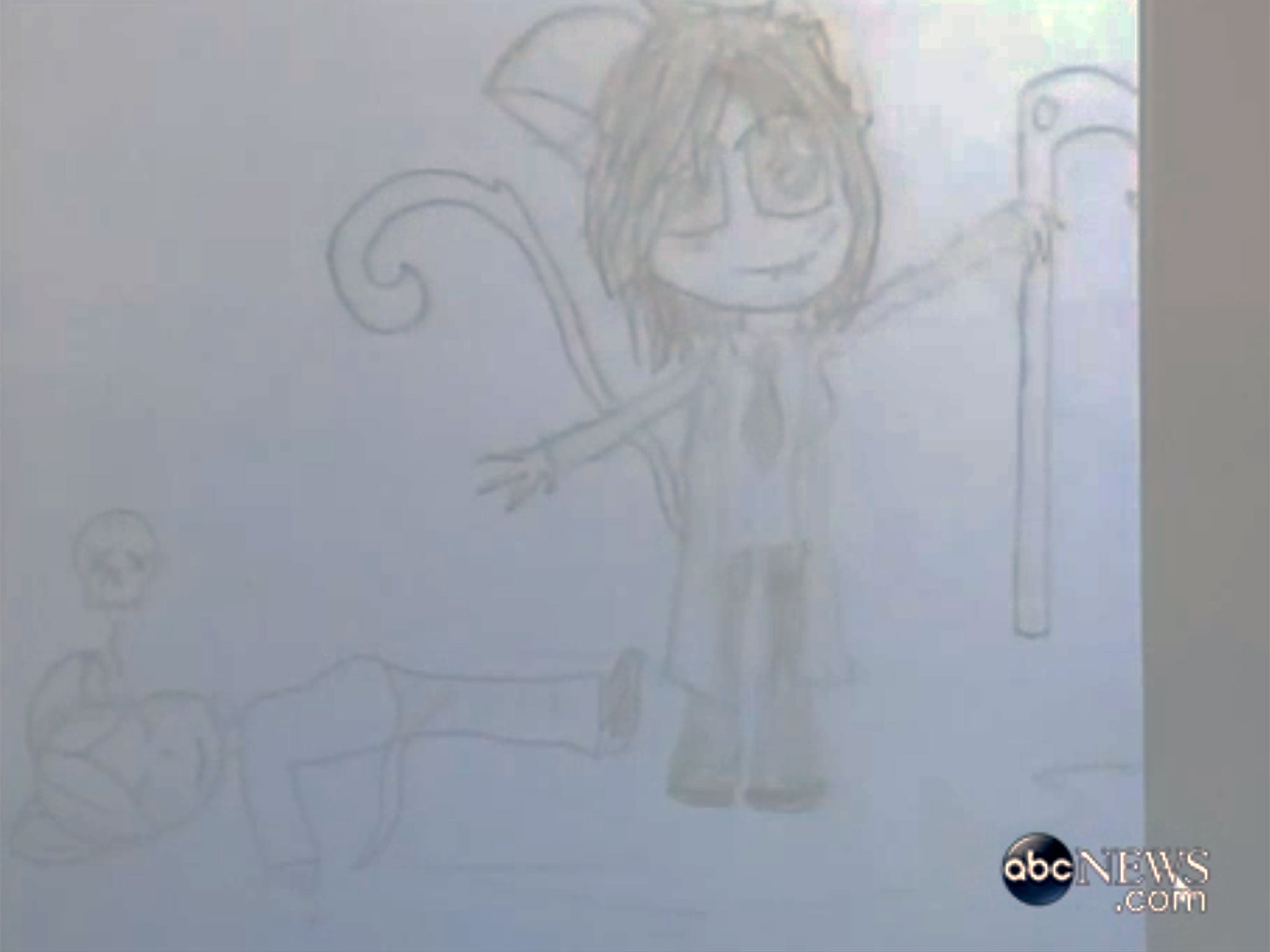 The girls talked about the need to please Slenderman, a fictional character (ABC News)