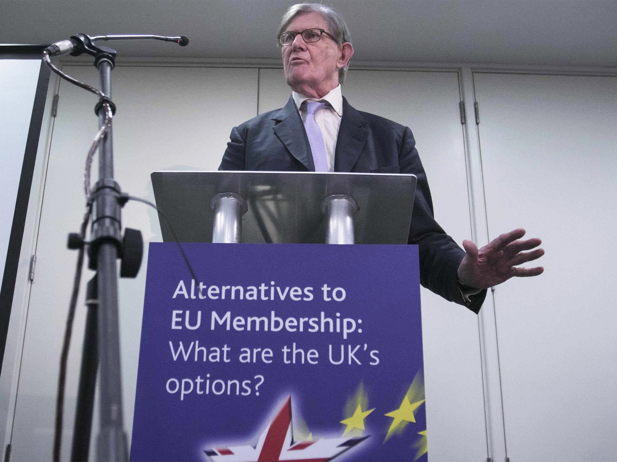 Sir Bill Cash MP speaks at the conference