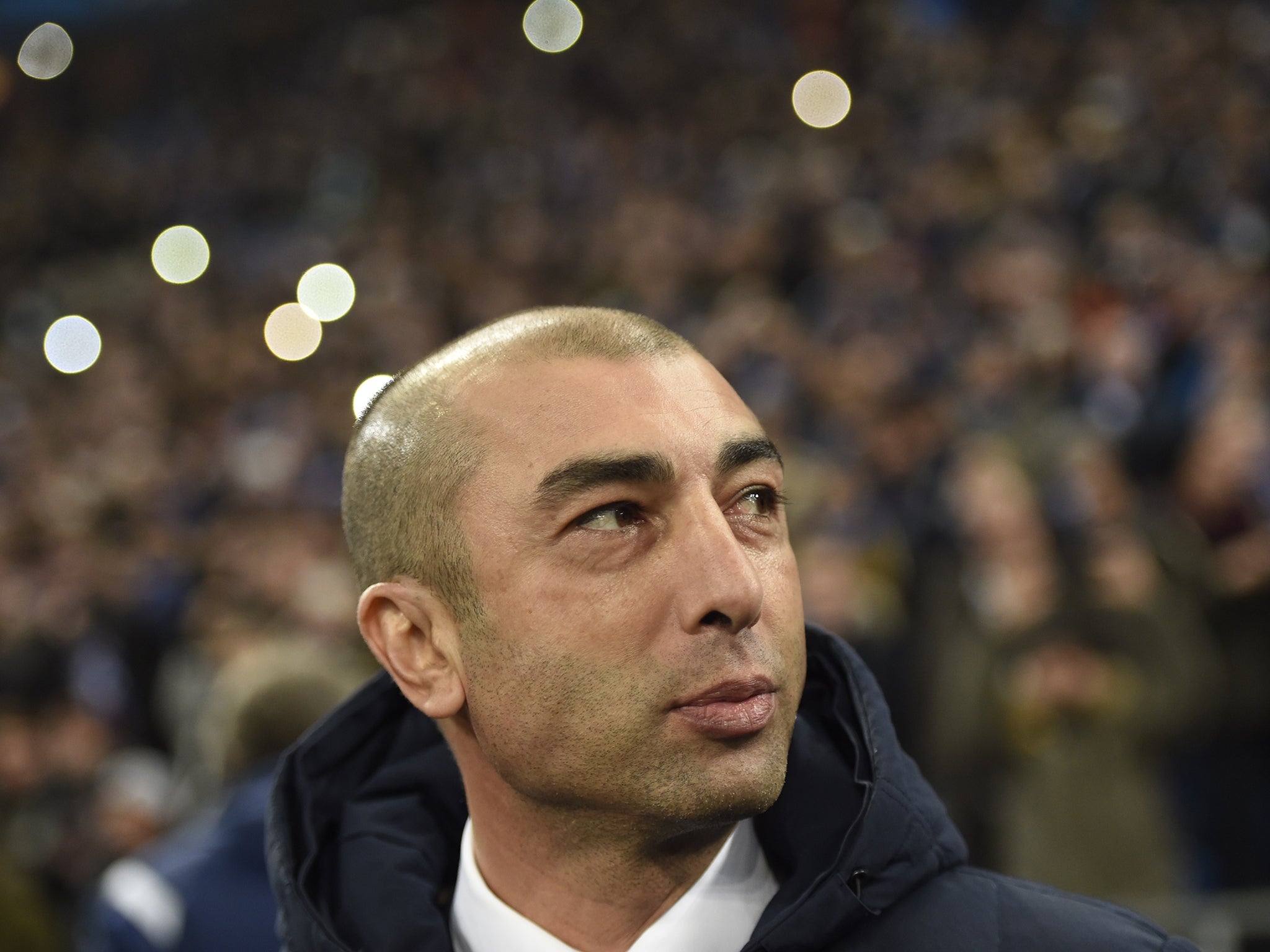 Roberto Di Matteo looks on