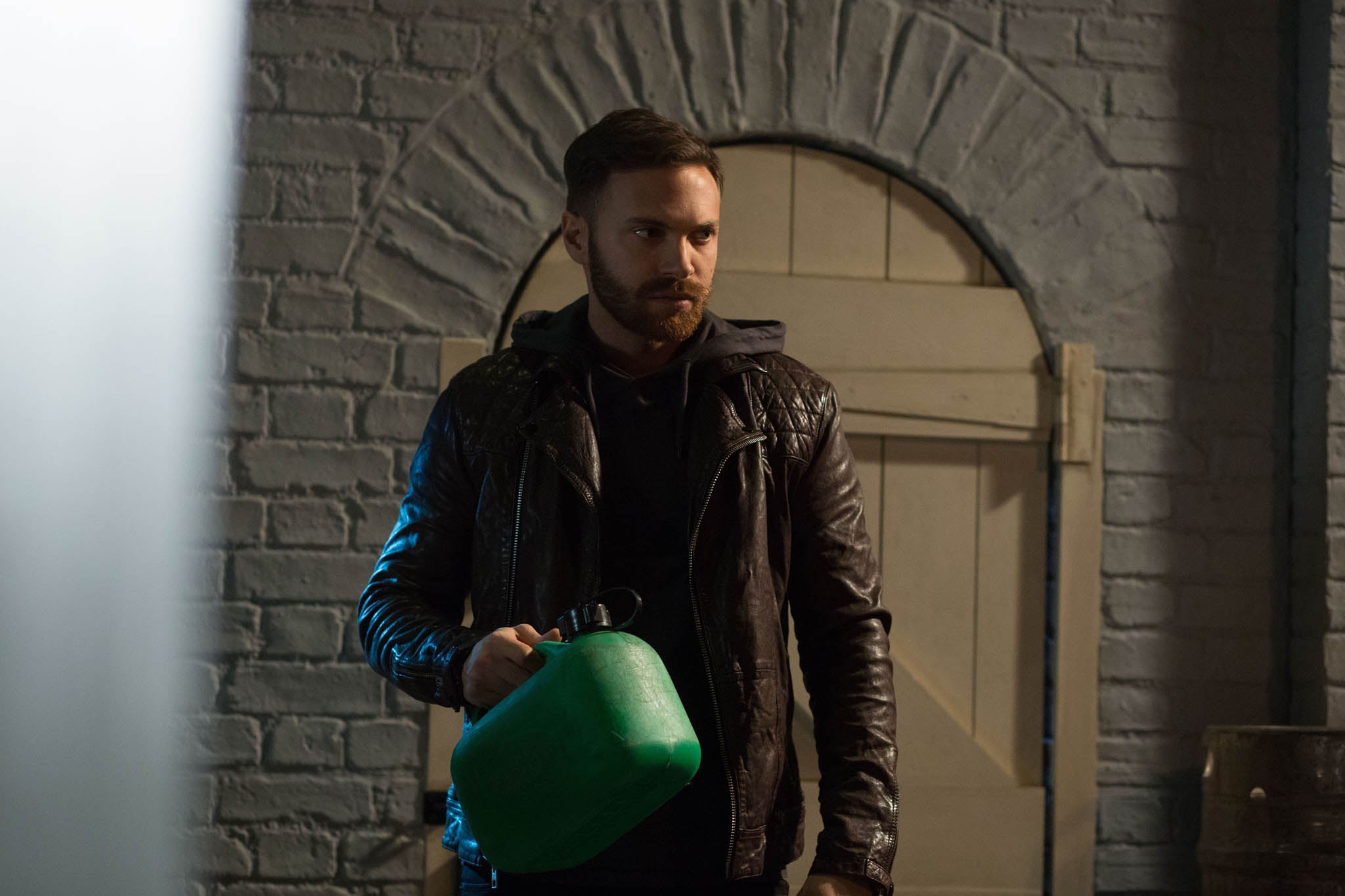 Matt Di Angelo's character Dean Wicks tries to burn down the Queen Vic