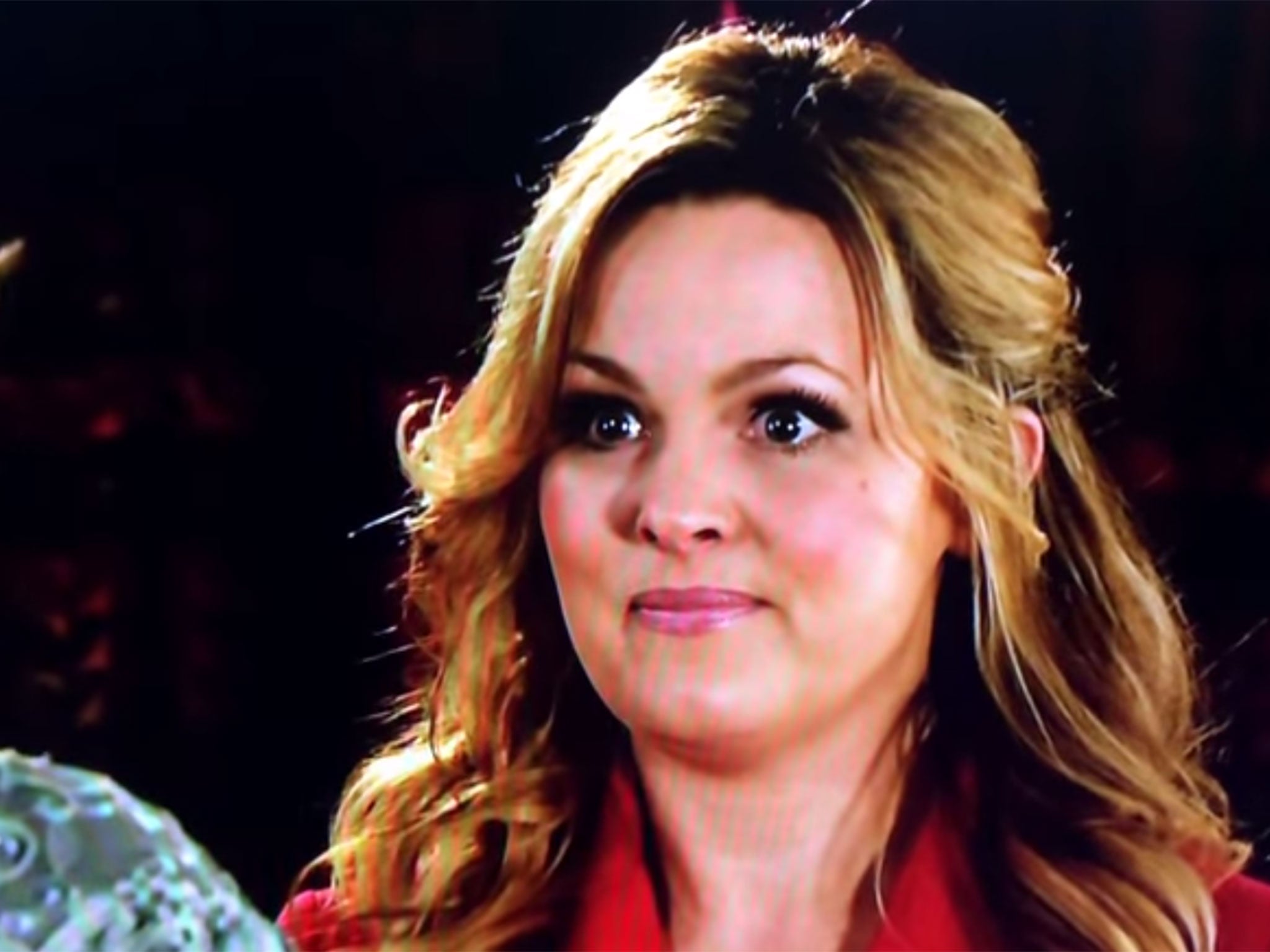 Jo Joyner messes up a line as Tanya Branning on EastEnders live