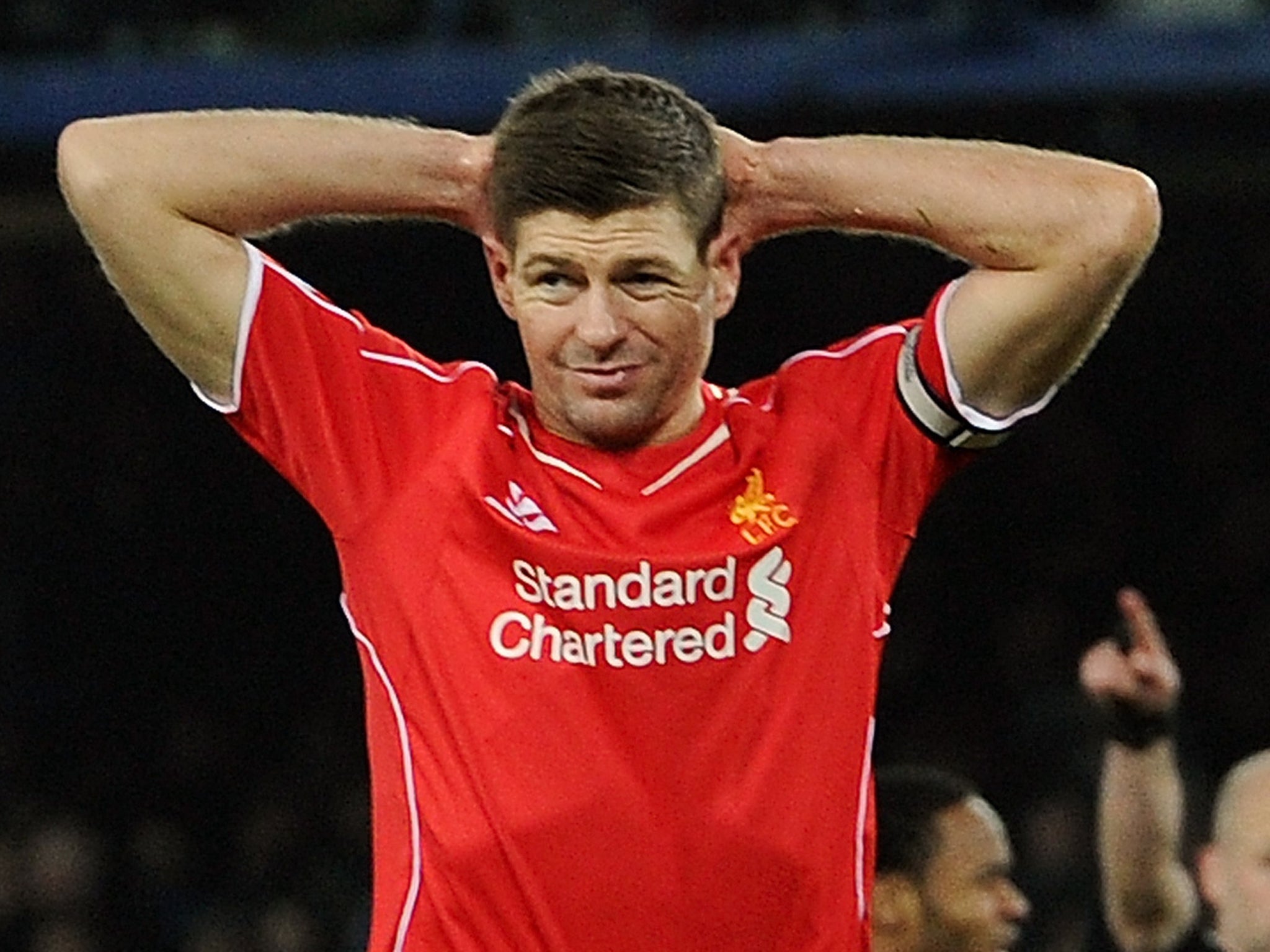 Gerrard was acting as a peacemaker in the bust-up