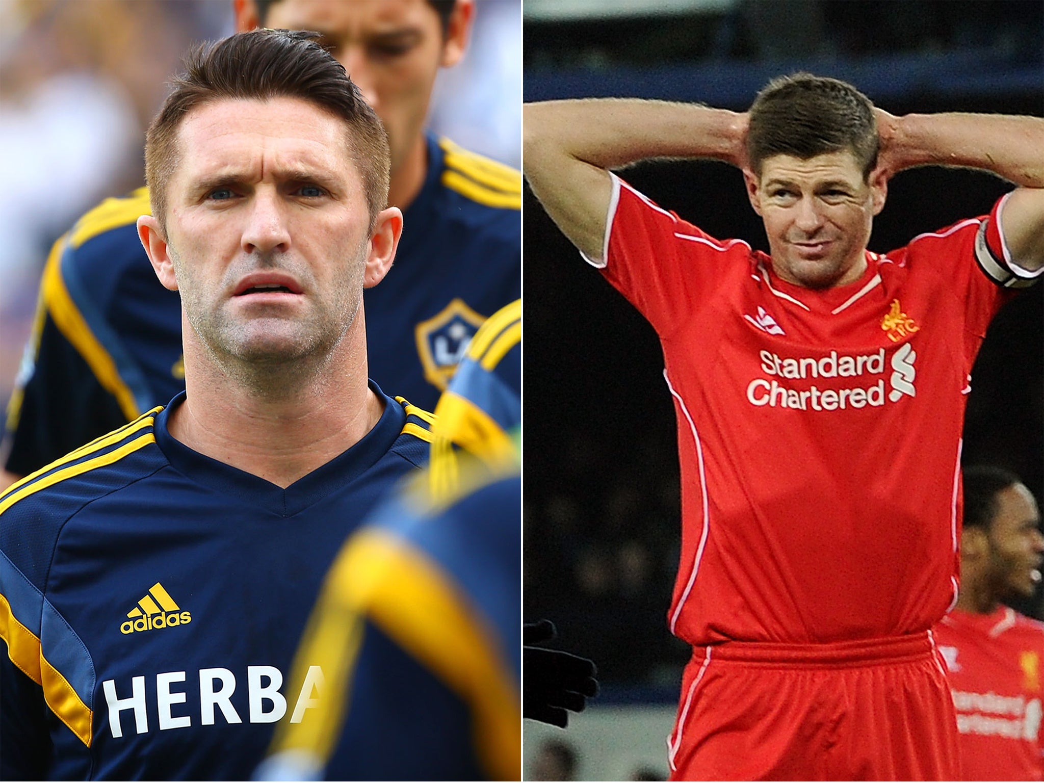 Robbie Keane and Steven Gerrard